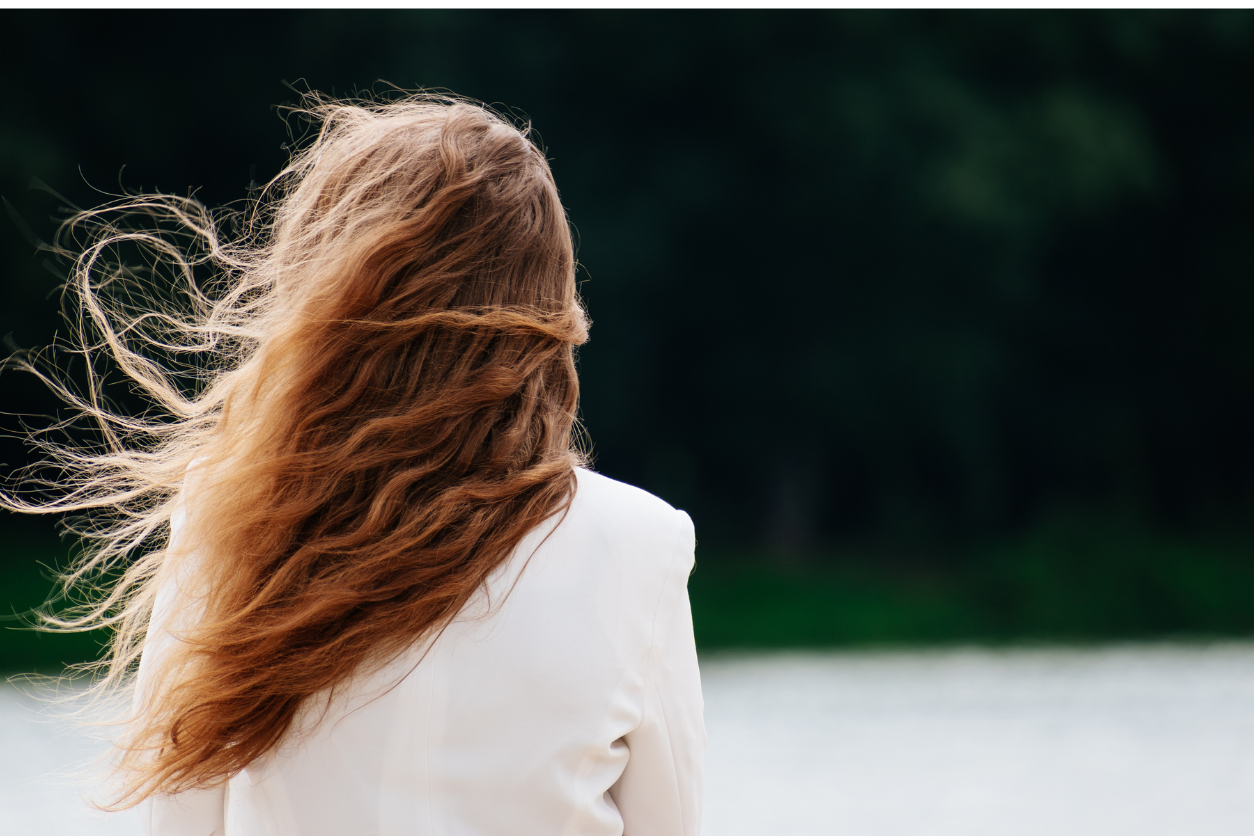 Woman looking