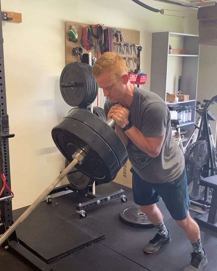 Two landmine variations you should definitely give a try: squat and push press, both with the heels elevated. 

Plenty of sport application here. Active foot and calf with a mixed vertical and horizontal force application. 

Thanks to @vernongriffith