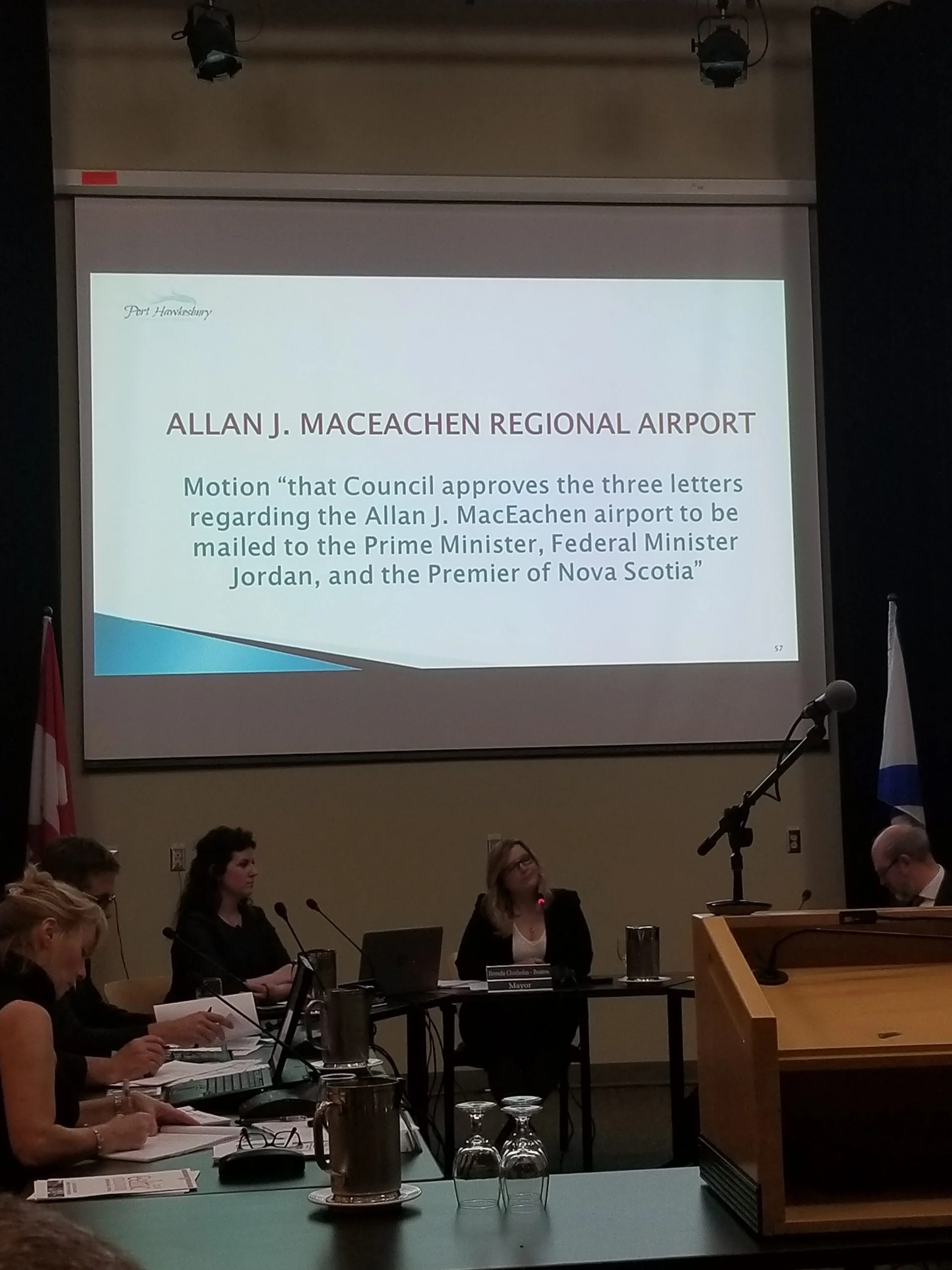 Town Councillors in Port Hawkesbury