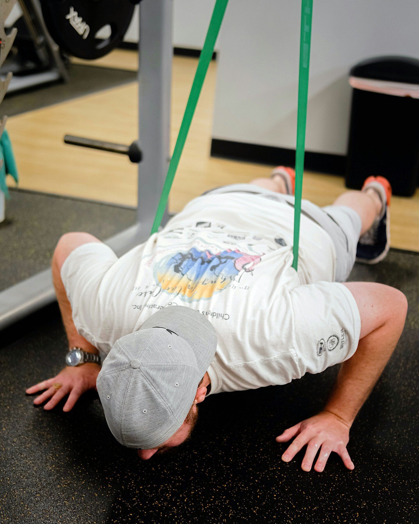 Why you should add resistance bands to your routine:

Reduced injury risk: Resistance bands are more gentle on joints, provide more muscle stimulus, and offer less chance of injury.

Stabilization and core activation: Resistance bands engage your cor