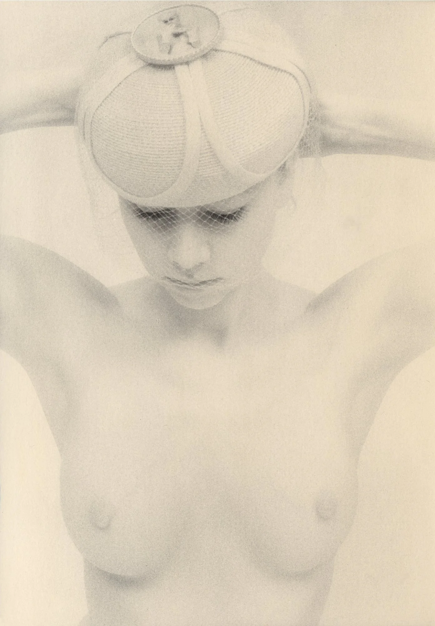 Dessert Eater IV, 2000, silver gelatin print toned with tea, w:11” h:14”