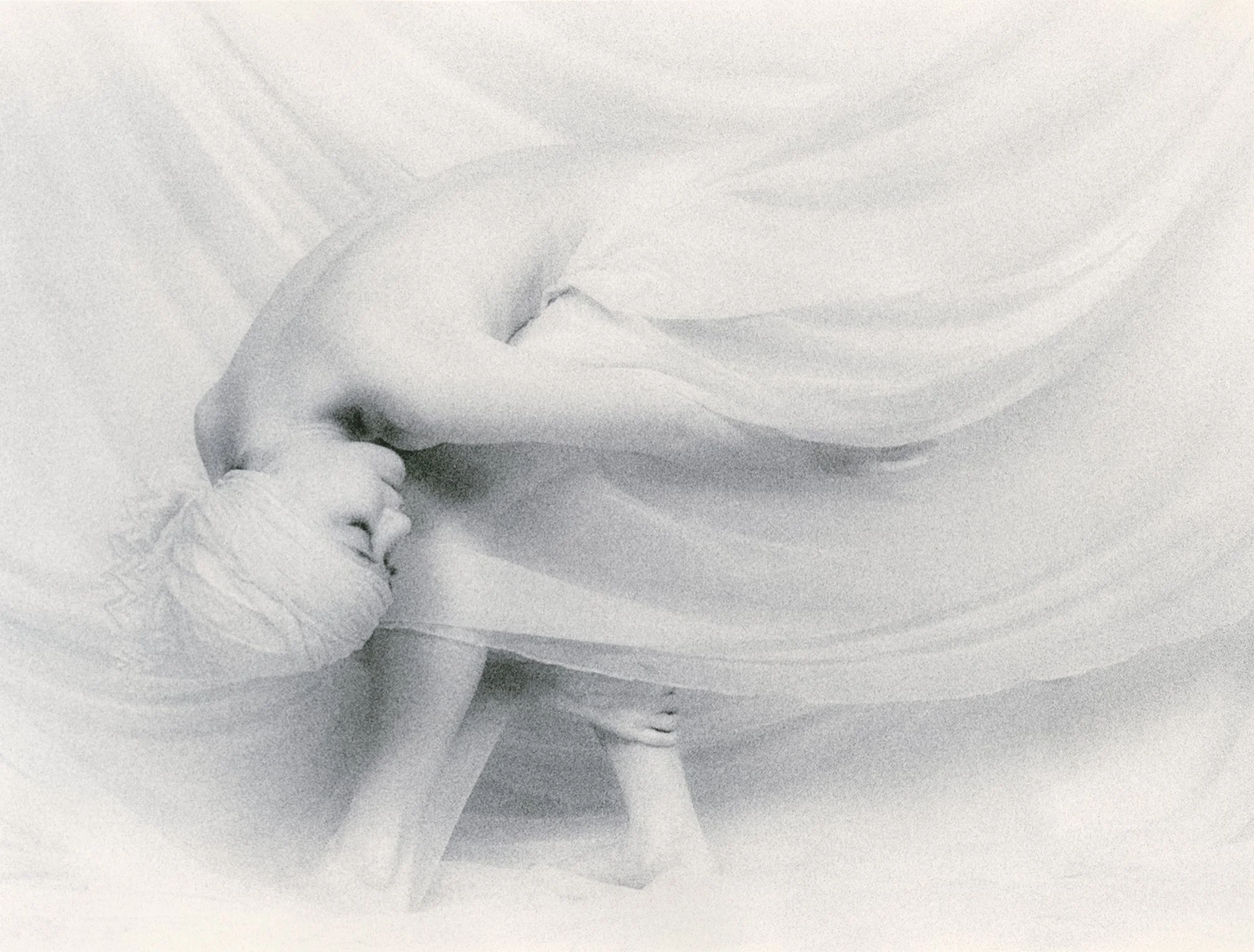 Wings, 1998, gold-toned silver gelatin print, w:20’’ h:16’’ and w:24” h:20”
