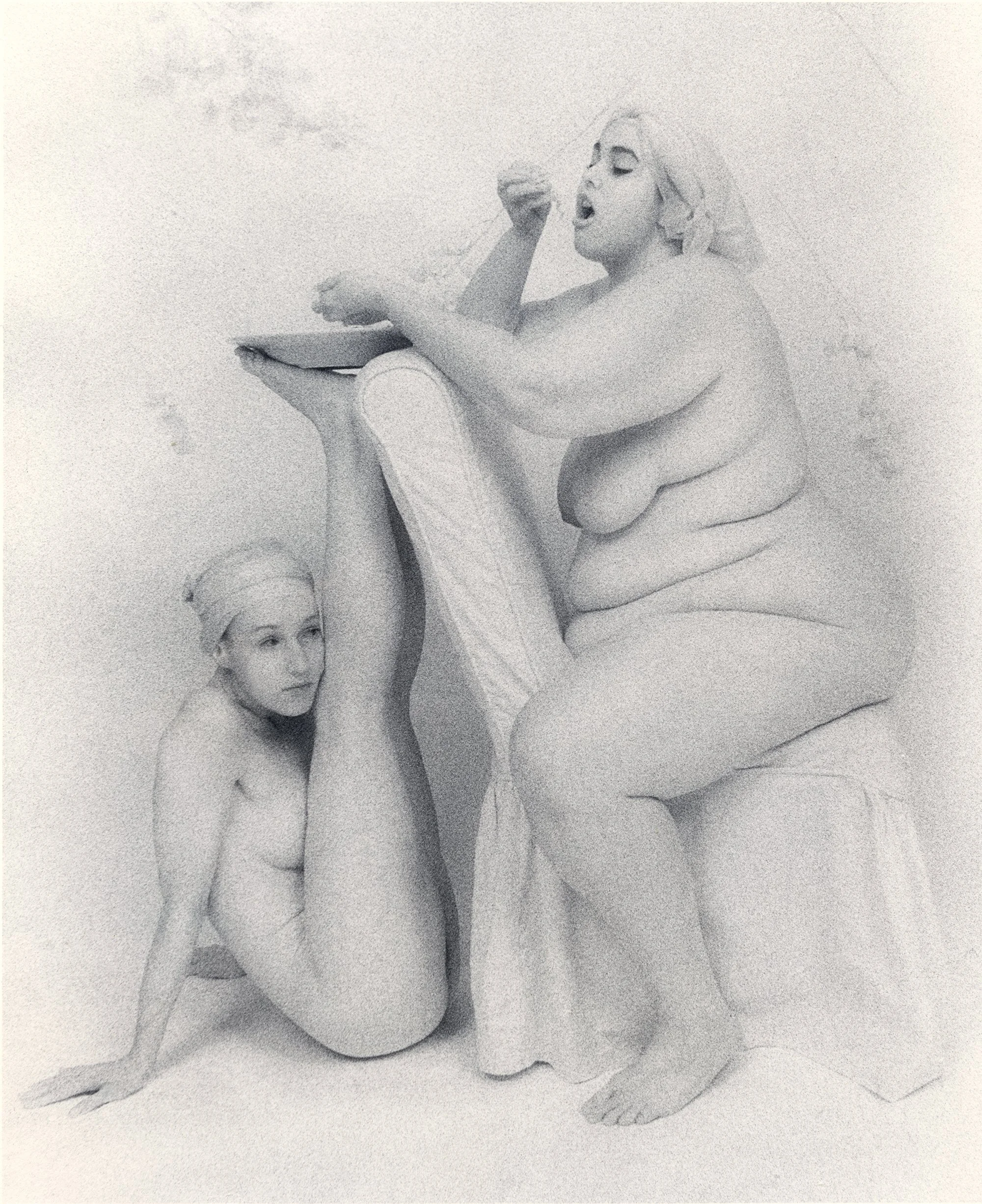 Servitude II, 1998, gold-toned silver gelatin print, w:16’’ h:20’’ and w:20” h:24”