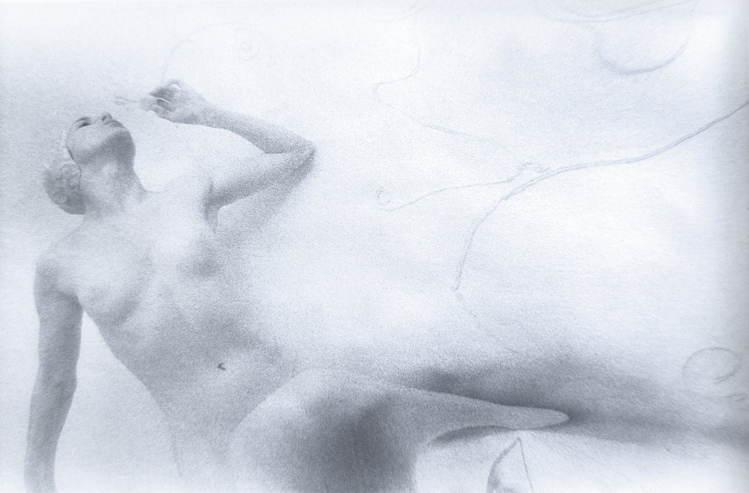 Bubble Blower, 1997, gold-toned silver gelatin print, w:10’’ h:8’’