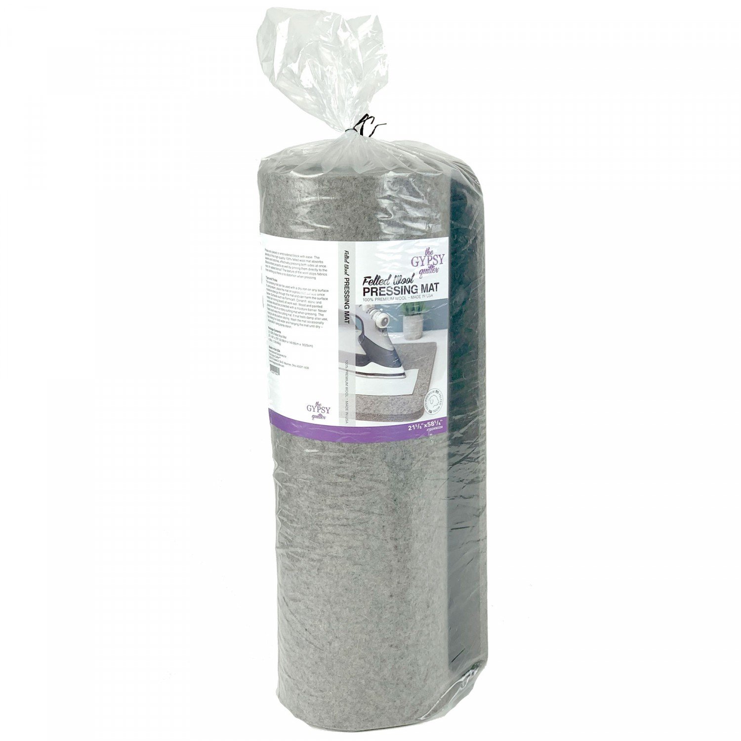 Premium Gray Wool Extra Large Pressing Mat 22x60 - 7426933973120