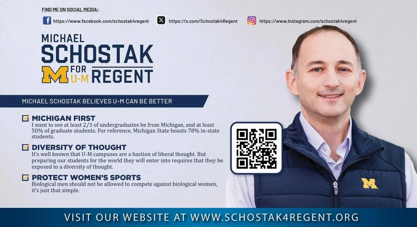 While in Traverse City, I sat down with Nick Rhudy on WMKT&rsquo;s Talk of the North. I spoke about my priorities and views that I would bring to the Board of Regents.
https://www.youtube.com/watch?v=uEWEQ9d-jXI