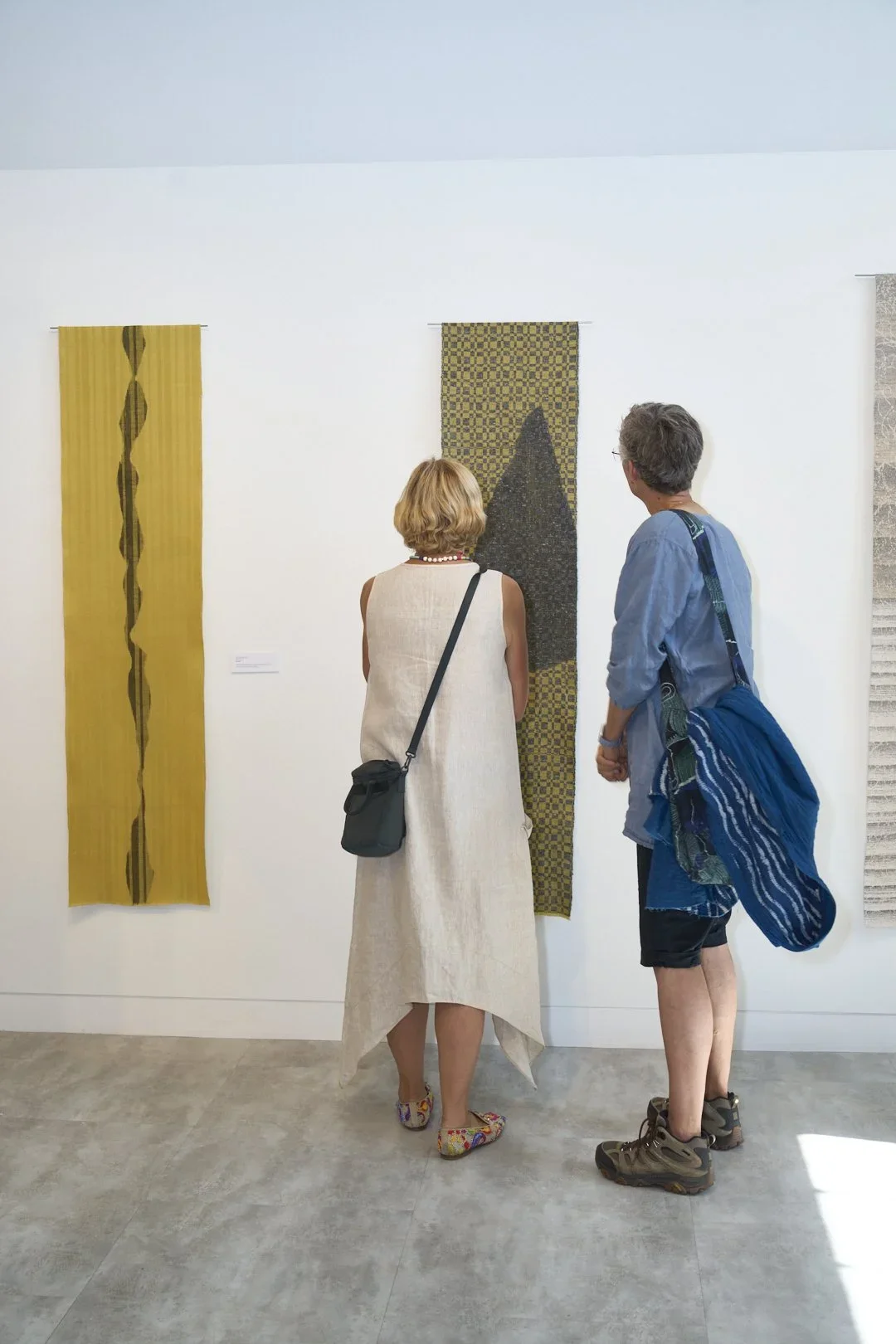  Visitors looking at “Scroll: hang”  - Image by Jeff Yee  