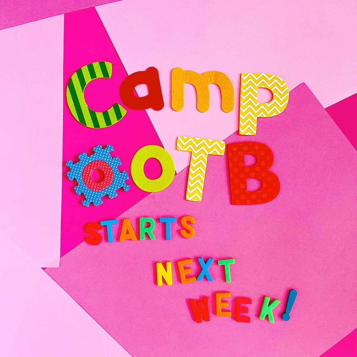 Camp OOTB starts next week and we&rsquo;re SO excited! We still have spots open in our Wednesday Maplewood class so sign up today! Check our profile for more info! 😃