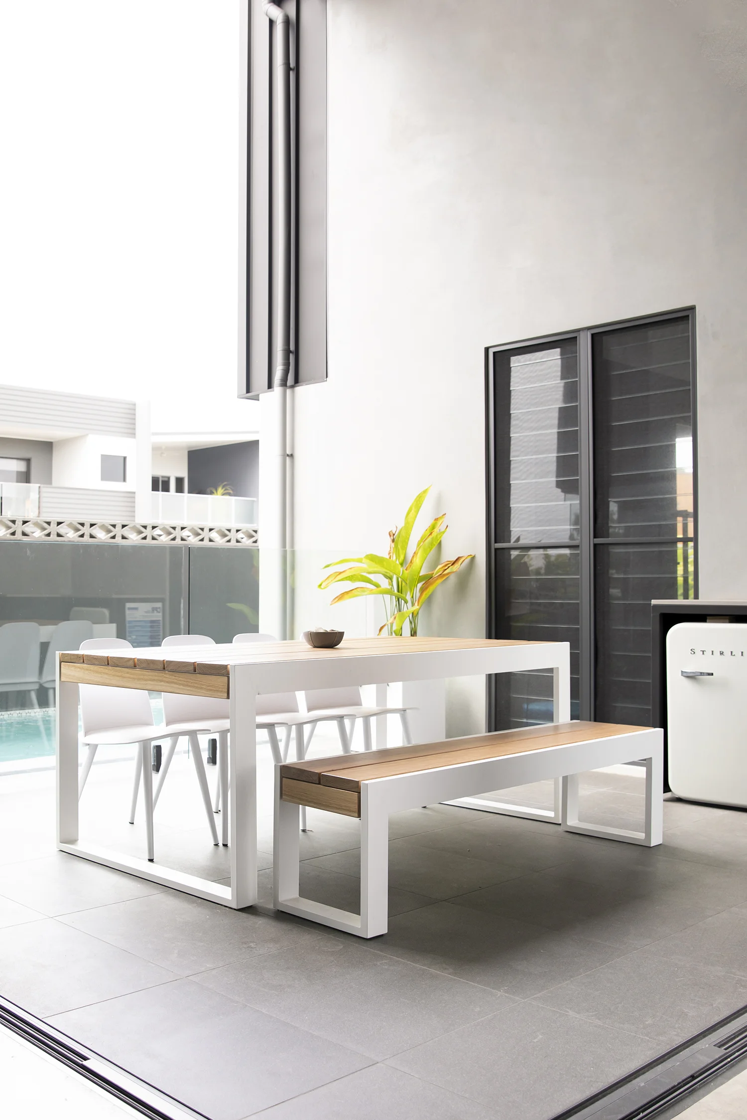 Chiavenna Slatted Outdoor Table