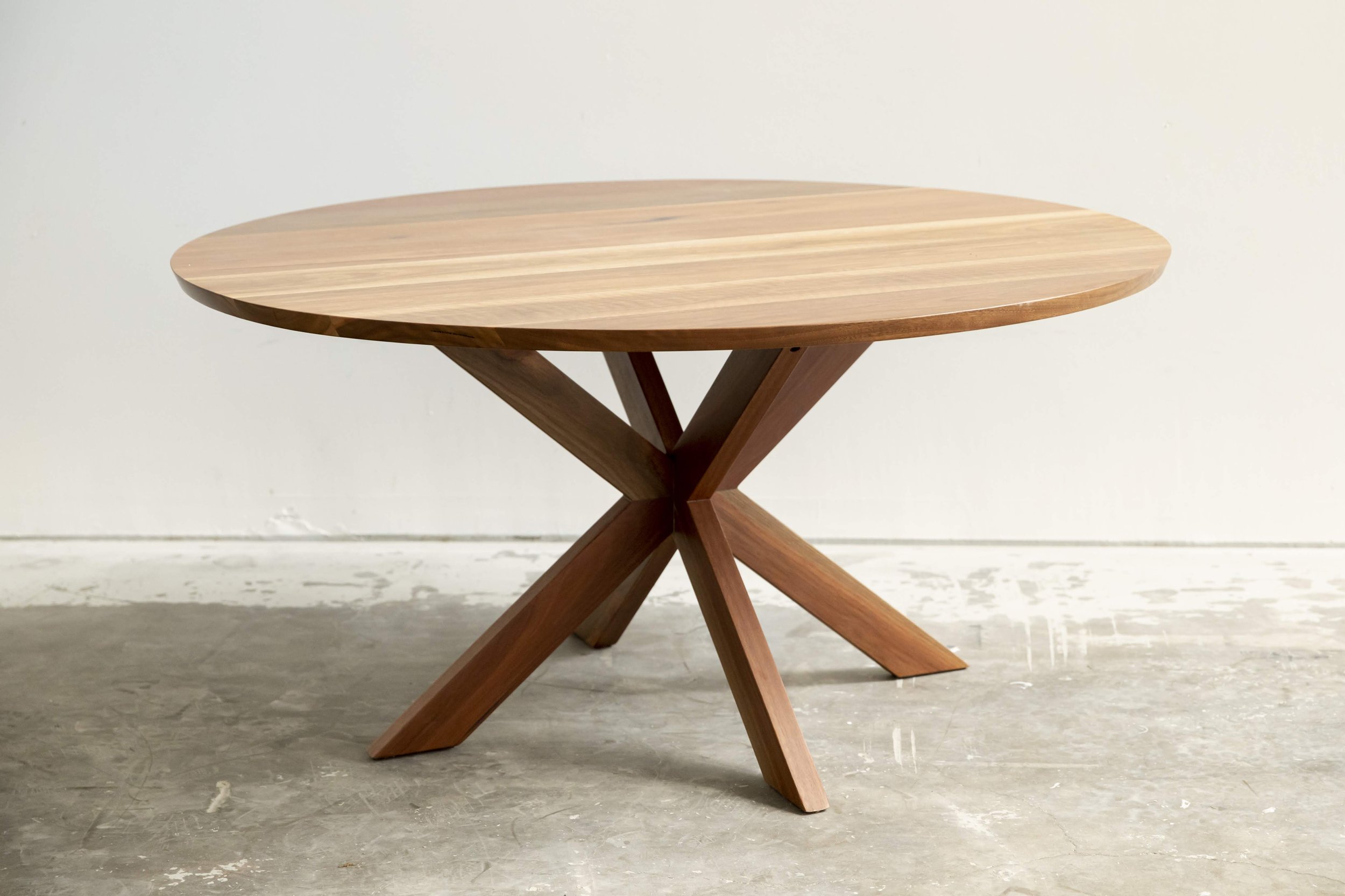 Custom Timber Round Table Maroochydore | Things of Metal and Wood