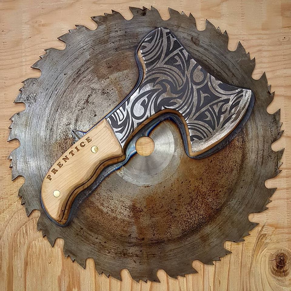 Plasma Cut Hatchet