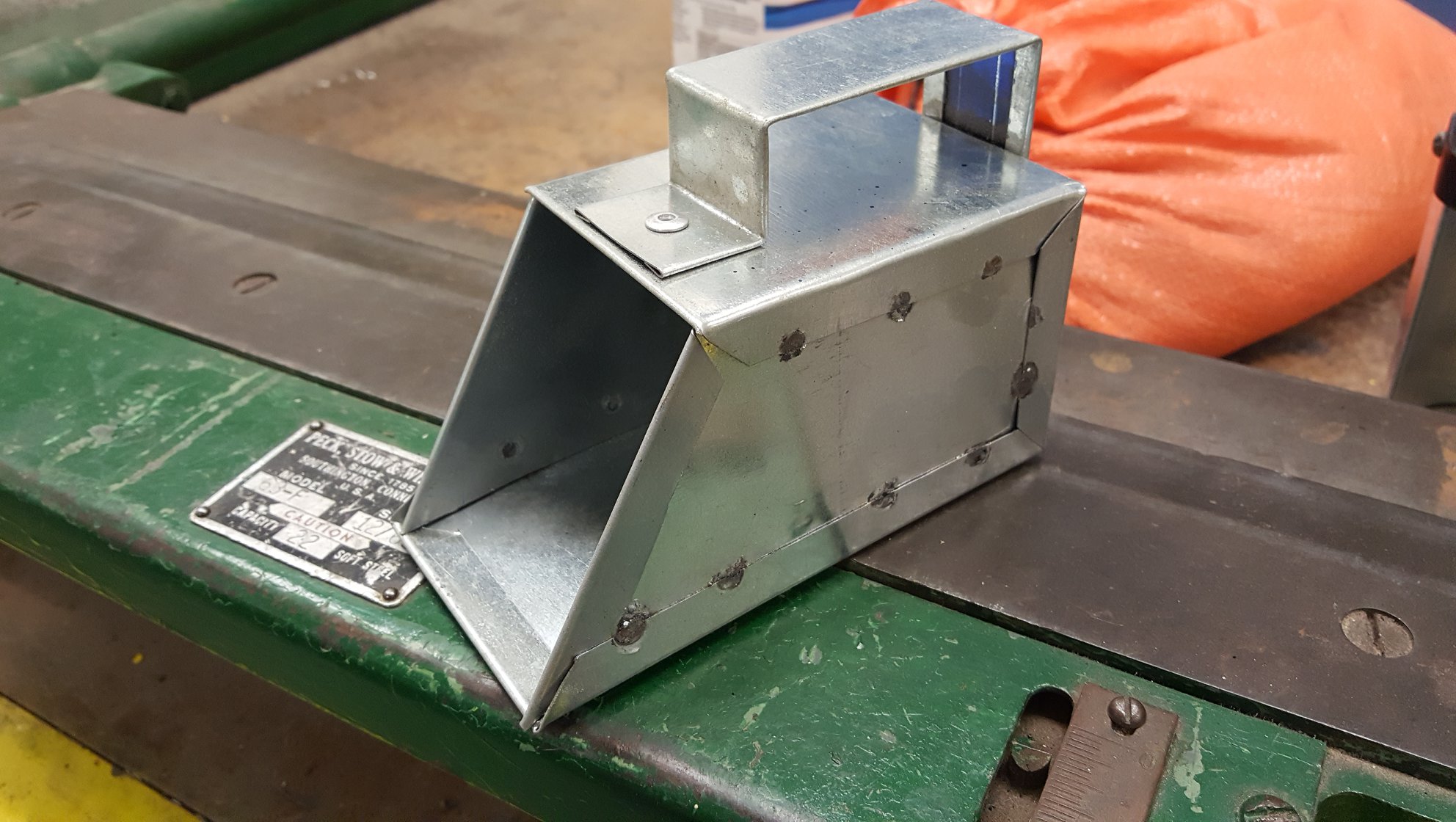 Sheet Metal Square Scoop