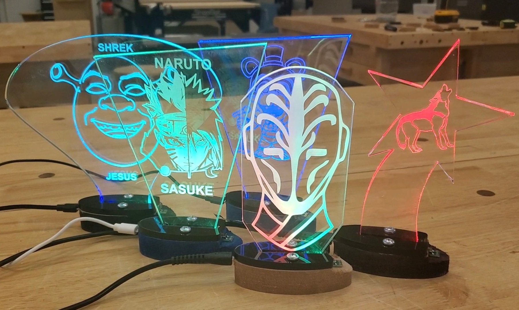 RGB Edge-Lit Signs