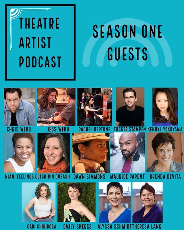 Feeling grateful for the support I&rsquo;ve received on my podcast @theatreartistpodcast and for the amazing guests I&rsquo;ve been able to &ldquo;interview&rdquo;. I&rsquo;ve spent all day editing and listening to cool people talk about what they lo