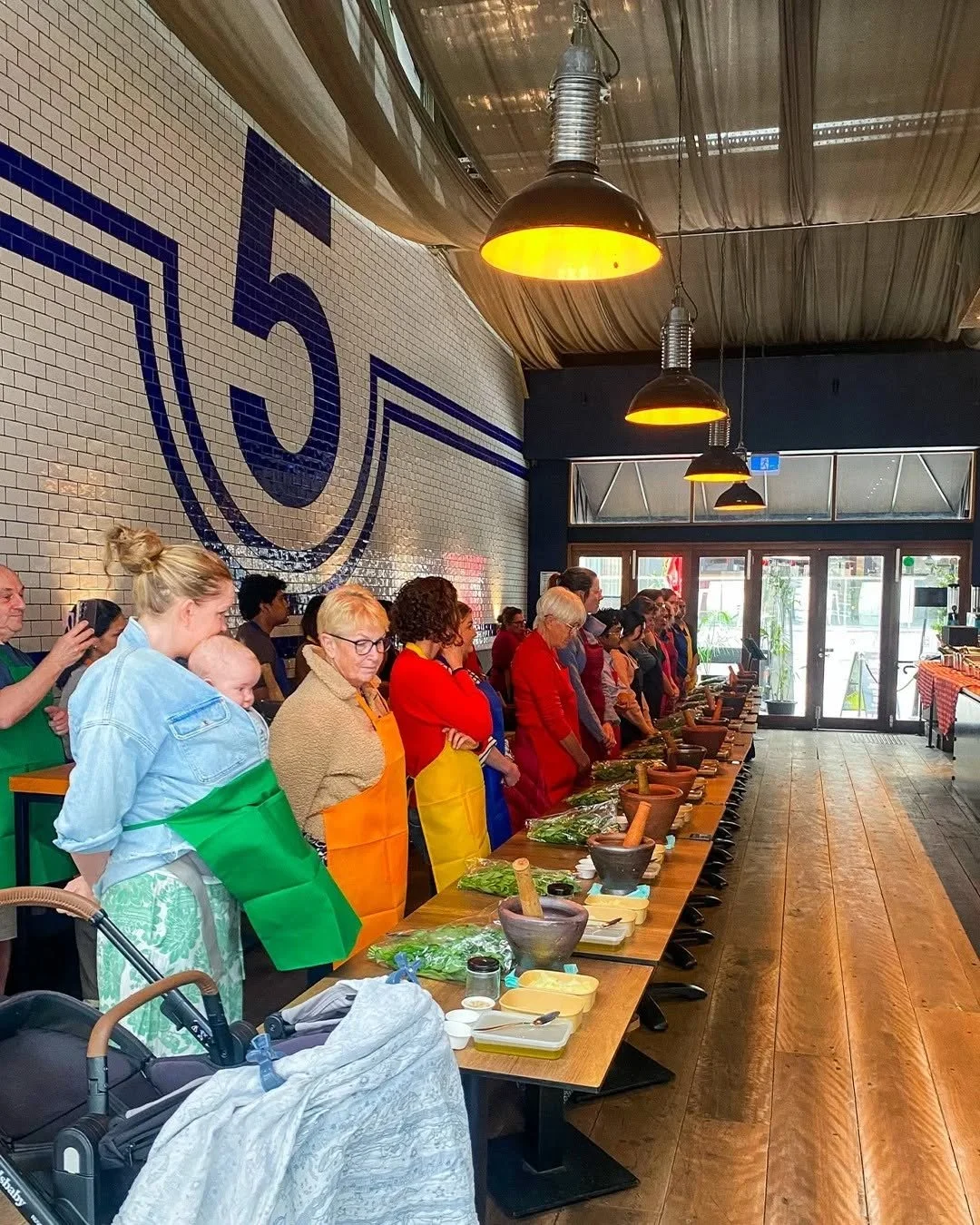 Flour flying, dough stretching and plenty of smiles! Our Pizza e Pesto Masterclass was one to remember! ๐
From couples and friends to one very cute baby sous chef ๐ถ๐, it was the perfect mix of fun. 
Thanks to everyone who joined us for such