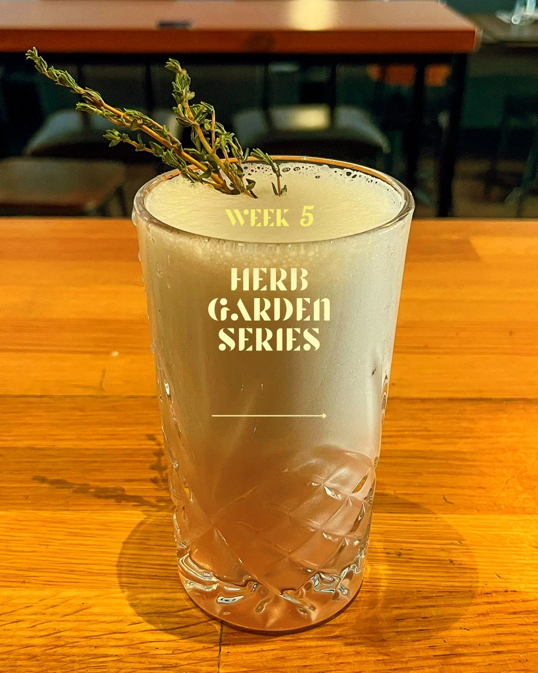 Can you believe we&rsquo;re in Week 5 already?! 🌿

Meet our latest garden crush, the Grapefruit &amp; Thyme Fizz 💕
Altos Tequila, grapefruit juice, thyme, and soda water.

It&rsquo;s zesty, fizzy and just the right amount of fancy, perfect for long