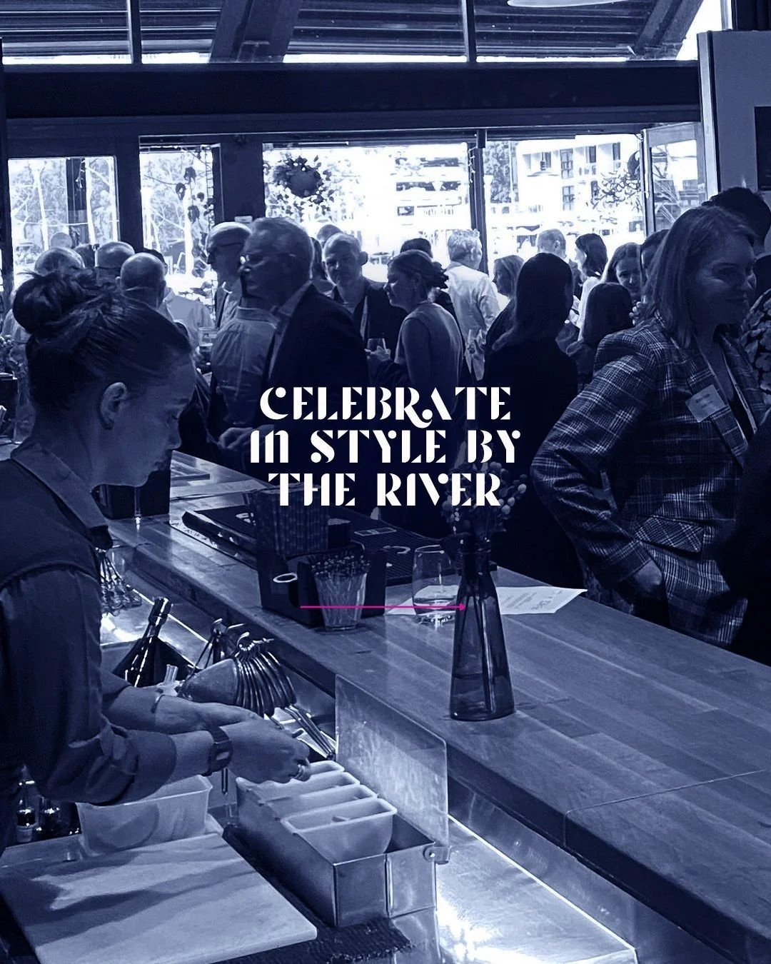 🎉 Celebrate with Us! 
Plus 5 sits right on the Yarra River with city views, a stylish modern space and a terrace by the water &mdash; all on the doorstep of MCEC.

✔️ Classic, premium &amp; bespoke beverage packages
✔️ Add deluxe spirits for extra i