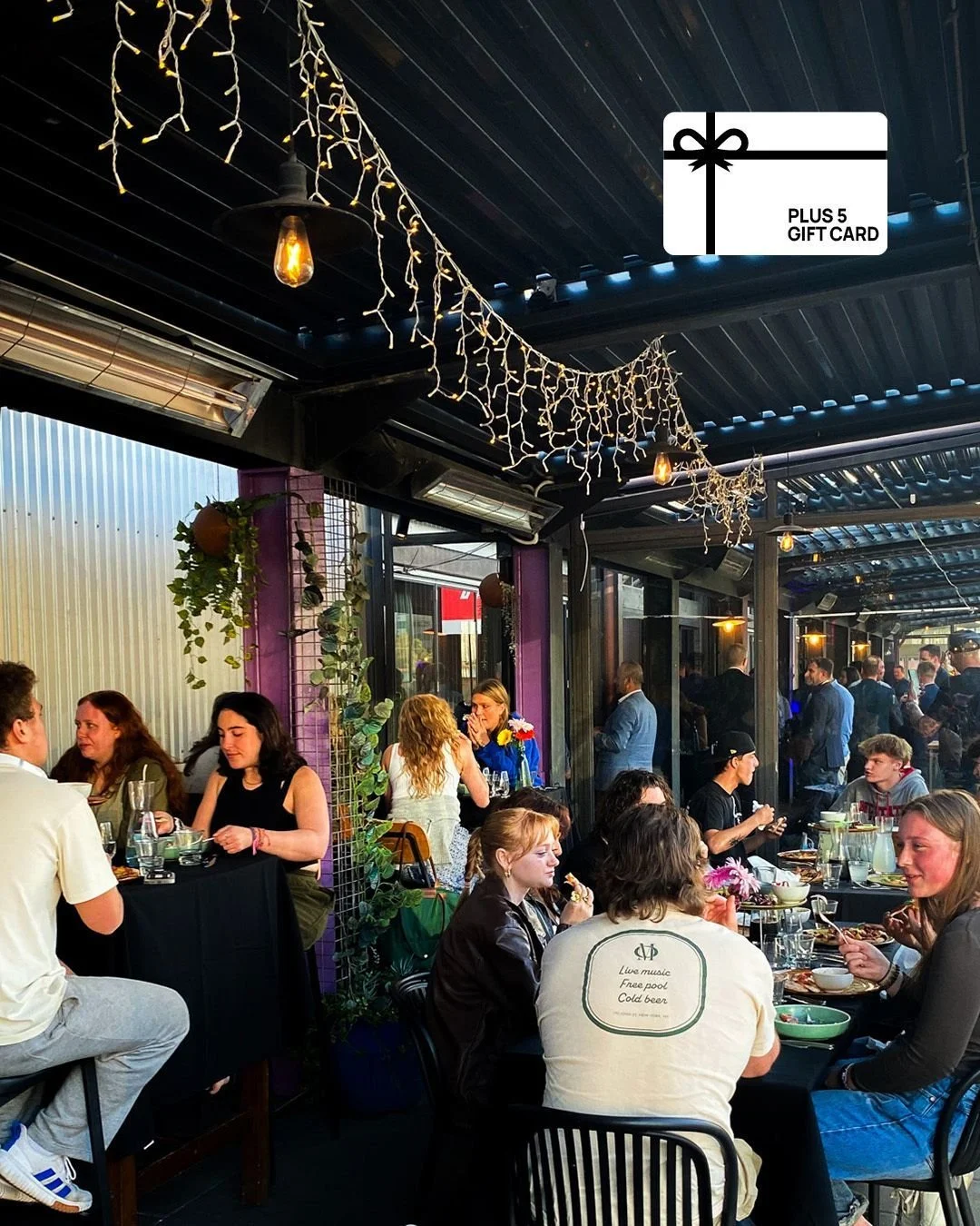 Still looking for the perfect Christmas gift? 🎄✨
Give the Gift of Good Times at Plus 5 Bar South Wharf!

If you want to give them something special and nothing feels like it shows how much you care, this is the one. A Plus 5 gift card gives them an 