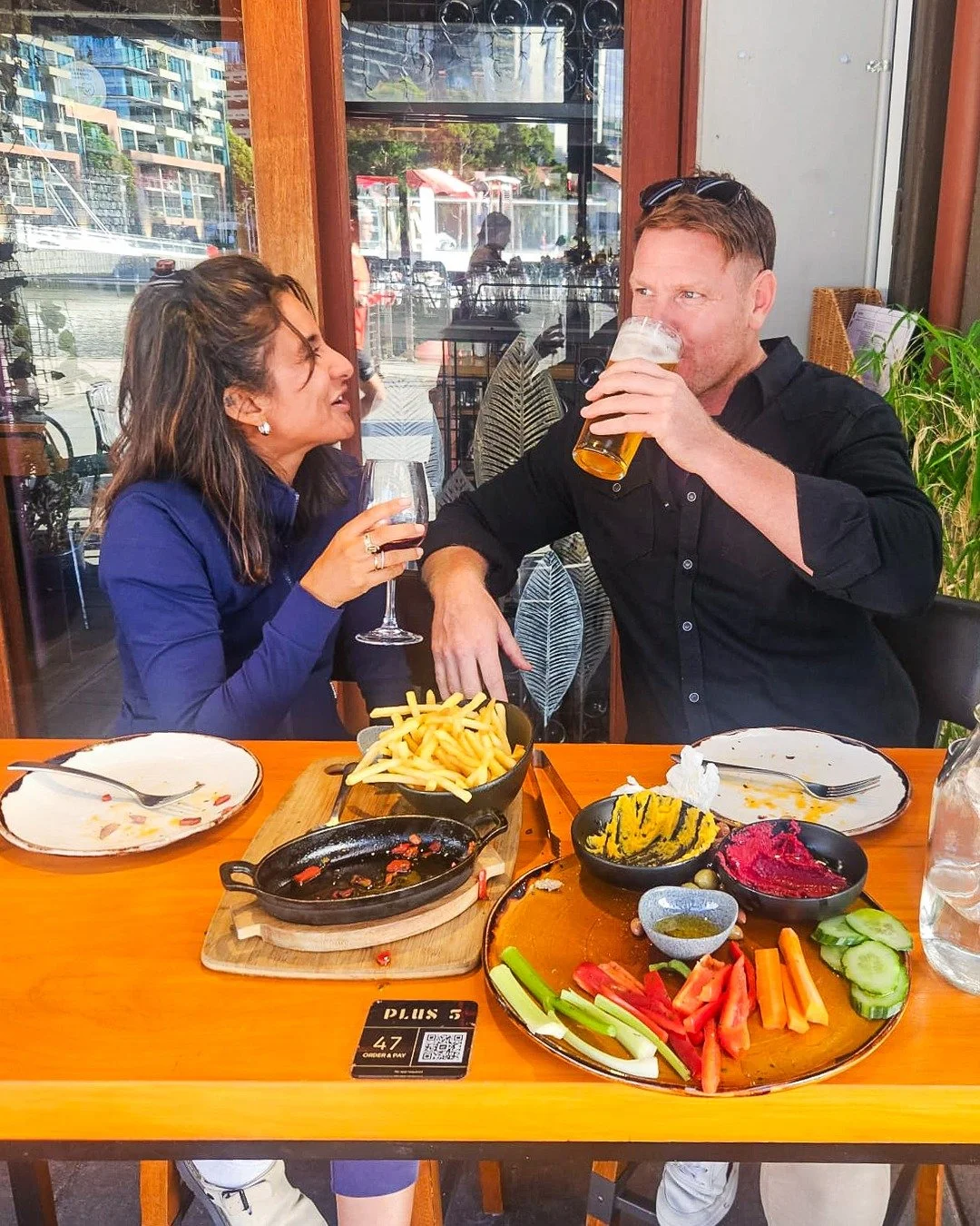 Couple of drinks, something to share, good company 🍻 
That&rsquo;s a Plus5 kind of afternoon.