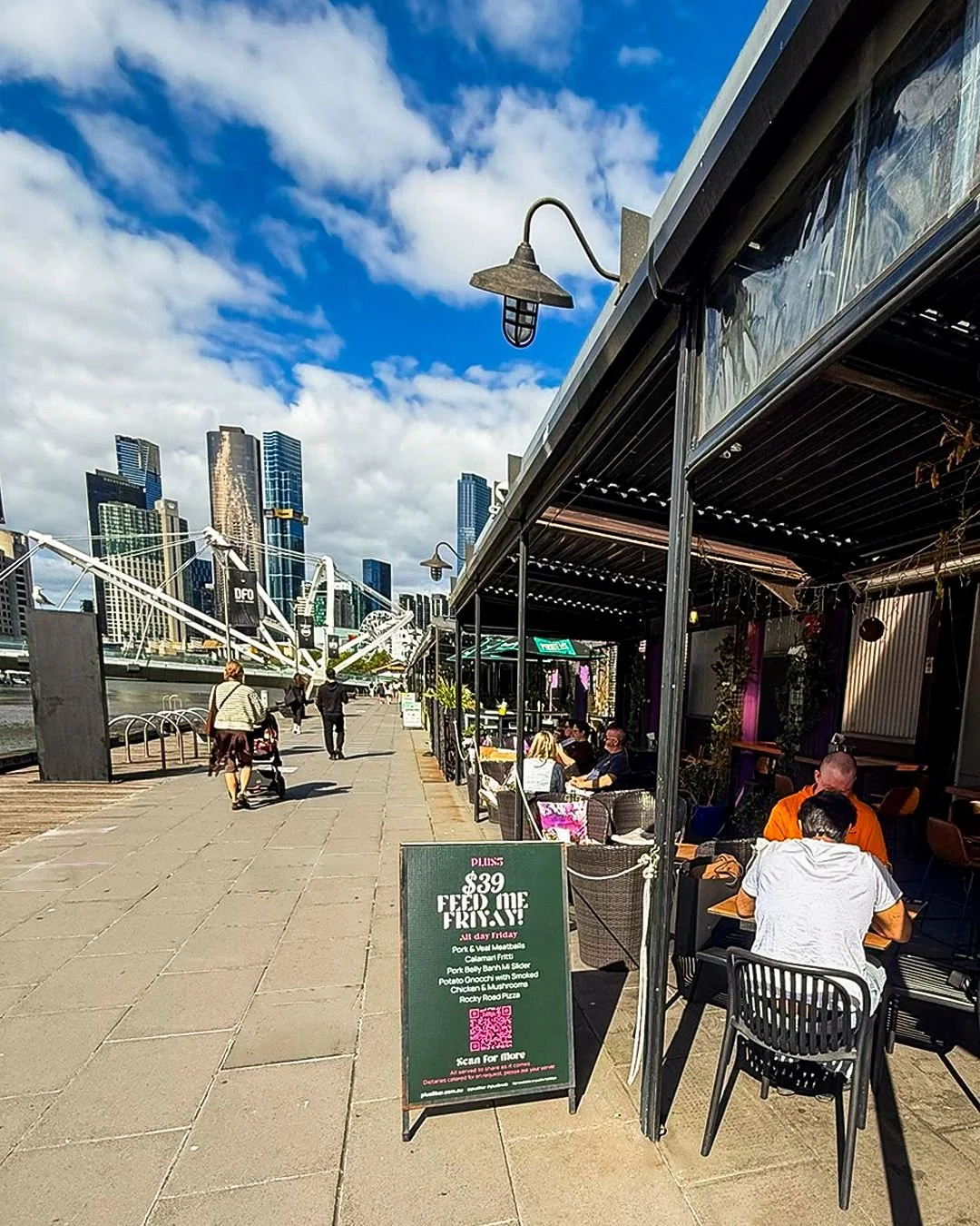 Friday by the river!

$39 Feed Me Friyay doing its thing. Plates landing, drinks flowing, good vibes all round.

Missed it? Don&rsquo;t worry&hellip; we do it every Friday. 

Menu in bio.