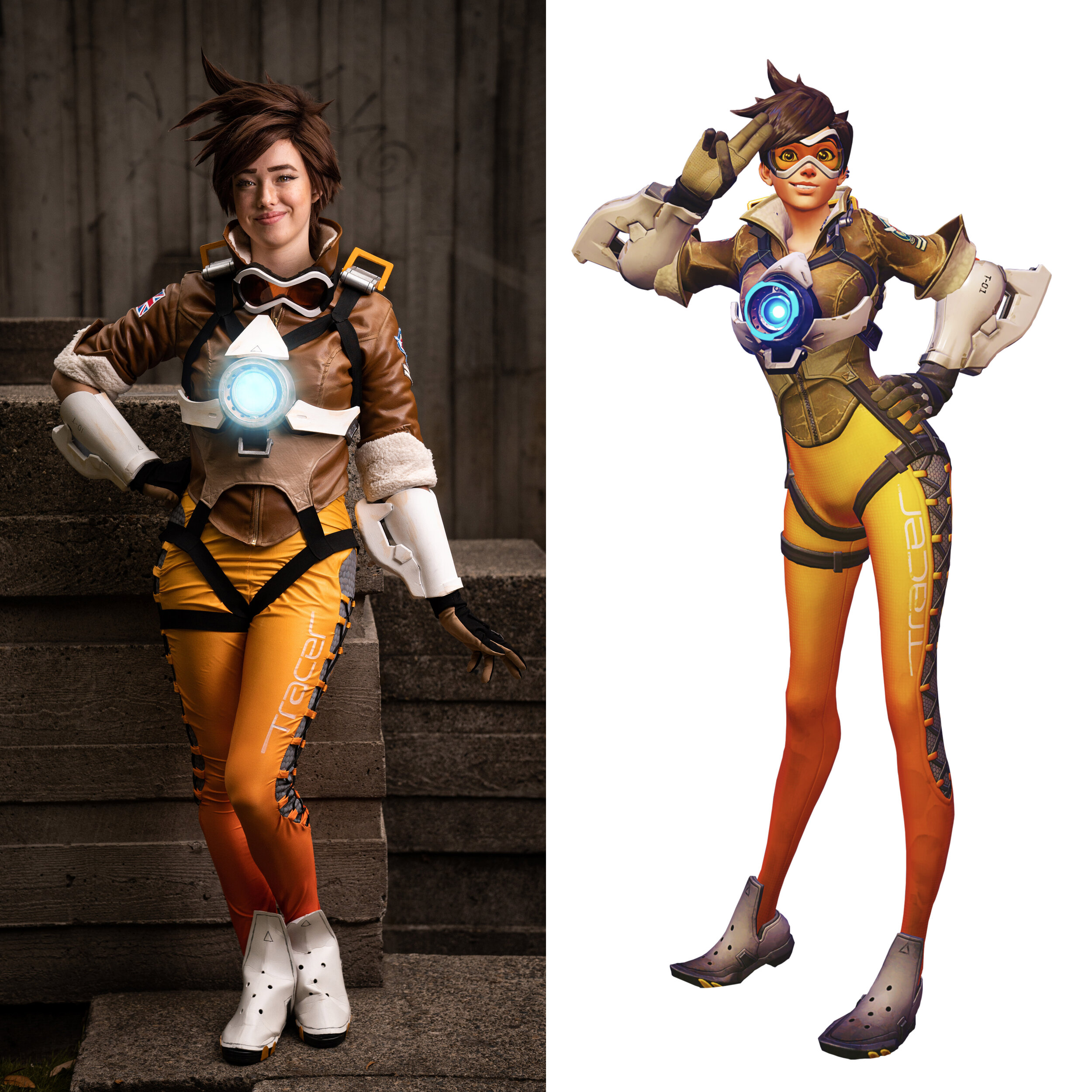 Overwatch Tracer Cosplay Costume