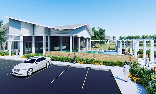 Exciting New Project - Lifestyle Resort Community Clubhouse Development #lifestyle #resort  #community #clubhouse #brisbanearchitecture #architectureqld #modernarchitecture #architecturenow #architecturelovers #architectureporn #architecturelife #con