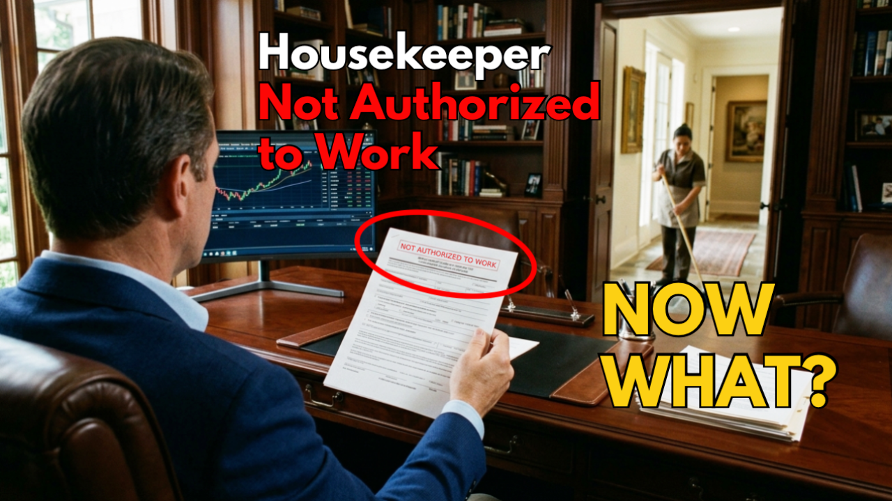 Your Housekeeper Isn’t Authorized to Work. Now What?