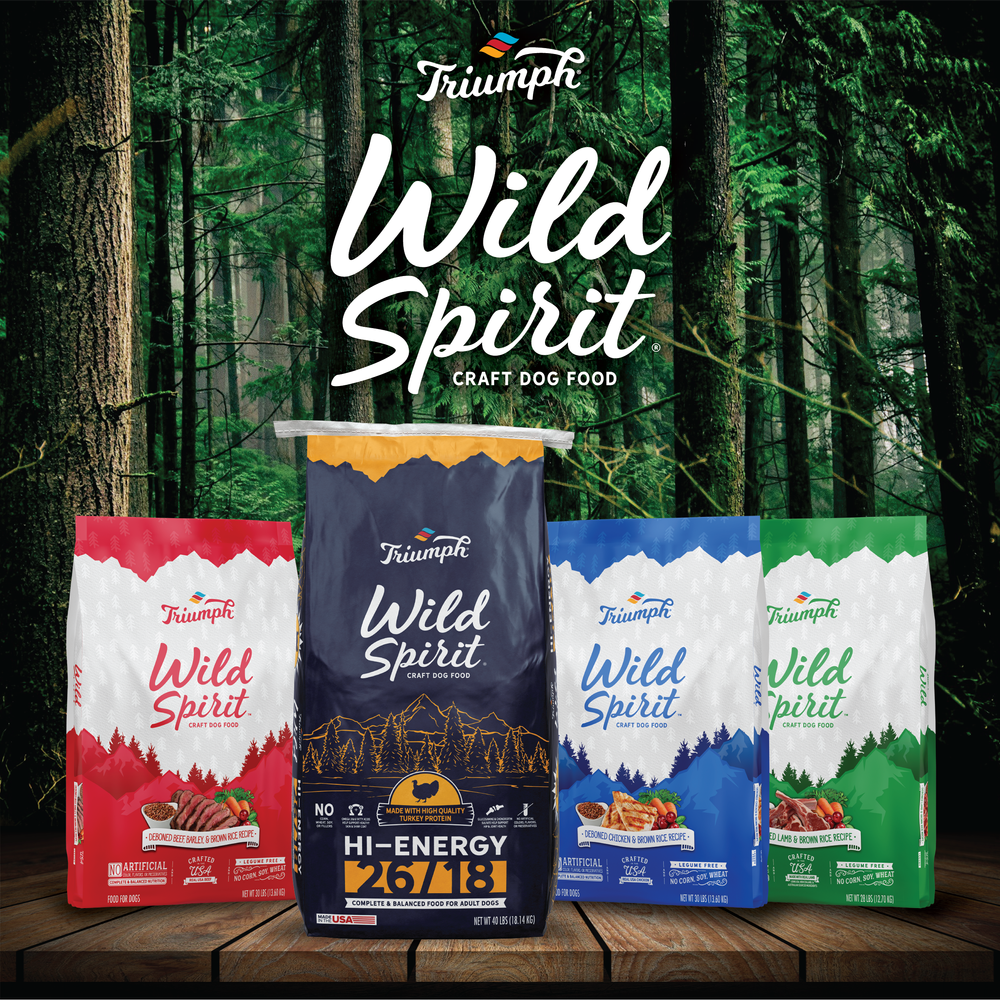 Triumph Wild Spirit Hi-Energy 26/18 Dog Food — Triumph Pet Food