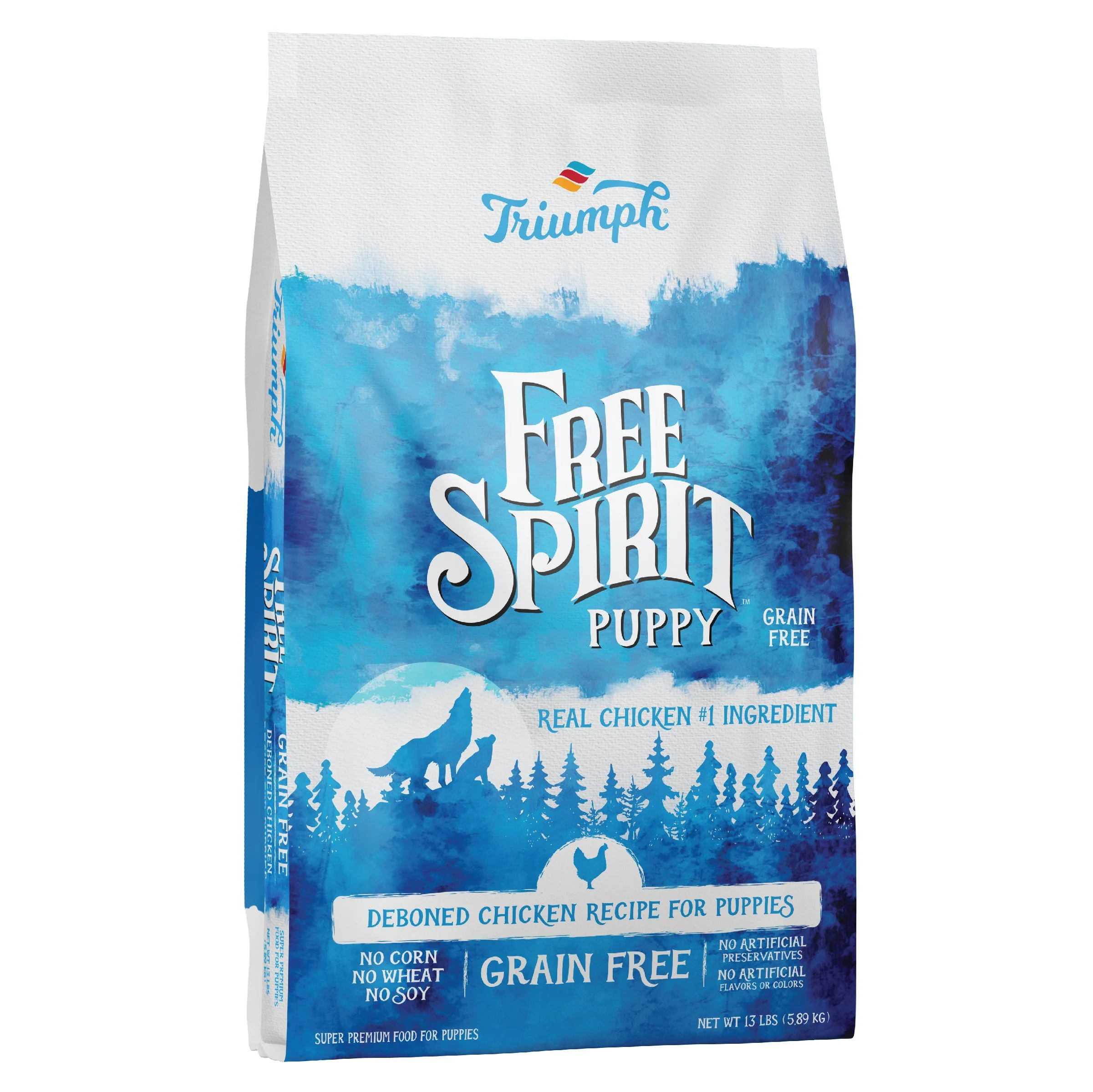 Triumph Free Spirit Grain Free Puppy Recipe Dog Food — Triumph Pet Food