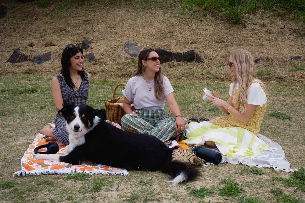 friends having picnic with dog at beach.jpg