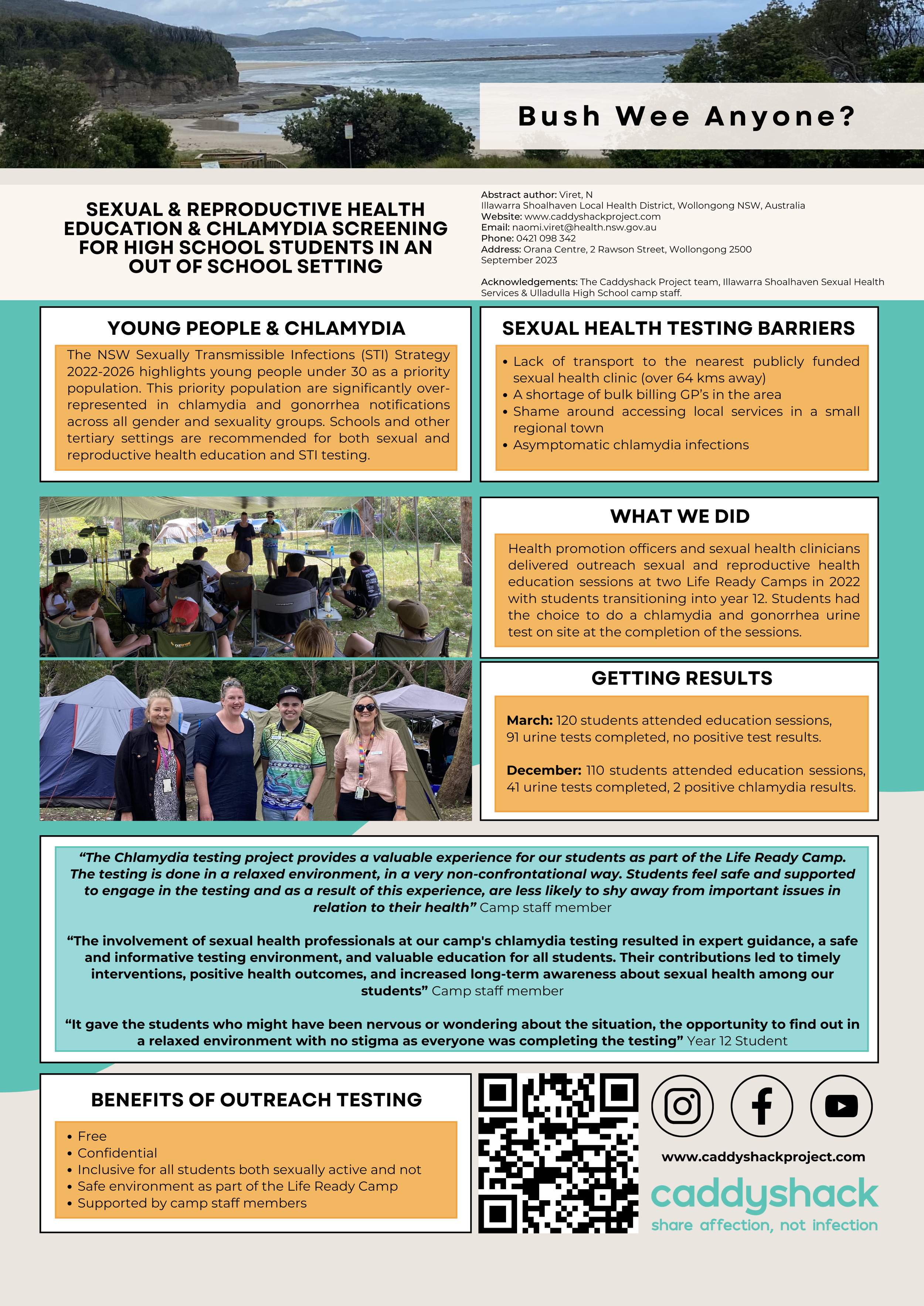 Australasian Sexual and Reproductive Health Conference Poster Chylamydia