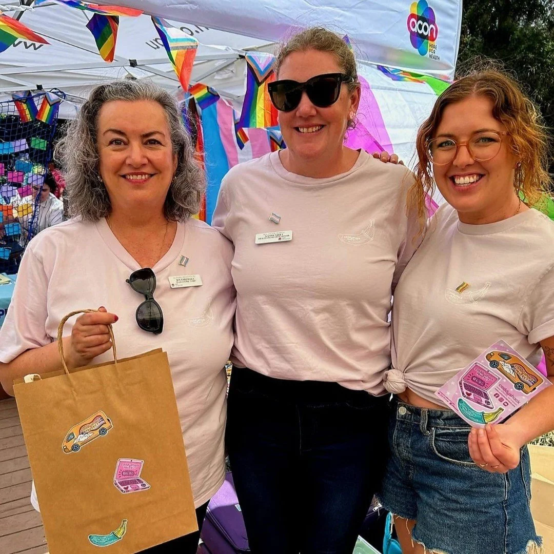 We had a great time at 𝗧𝗿𝗮𝗻𝘀 𝗮𝗻𝗱 𝗙𝗿𝗶𝗲𝗻𝗱𝘀 𝗙𝗲𝘀𝘁𝗶𝘃𝗮𝗹 𝗜𝗹𝗹𝗮𝘄𝗮𝗿𝗿𝗮 hosted by @is_gender_alliance at UOW last weekend 🌟🏳️&zwj;🌈

Free merch packs with condoms, sex positive conversations and posters on beautiful Dharawal Co