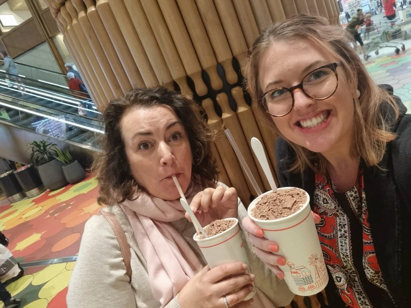 Jen & Maddy flake shake.JPG