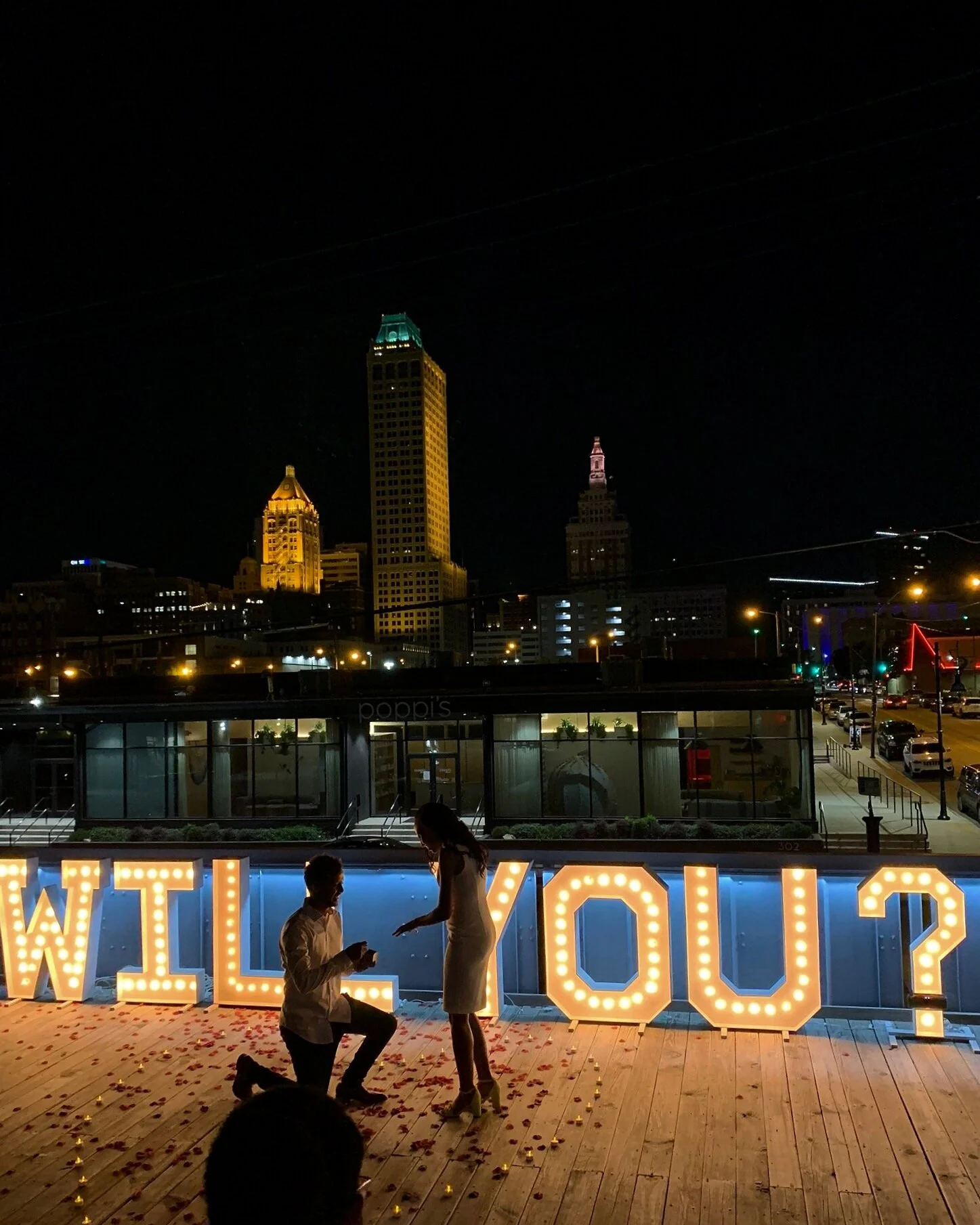 Will you marry me light letter rental