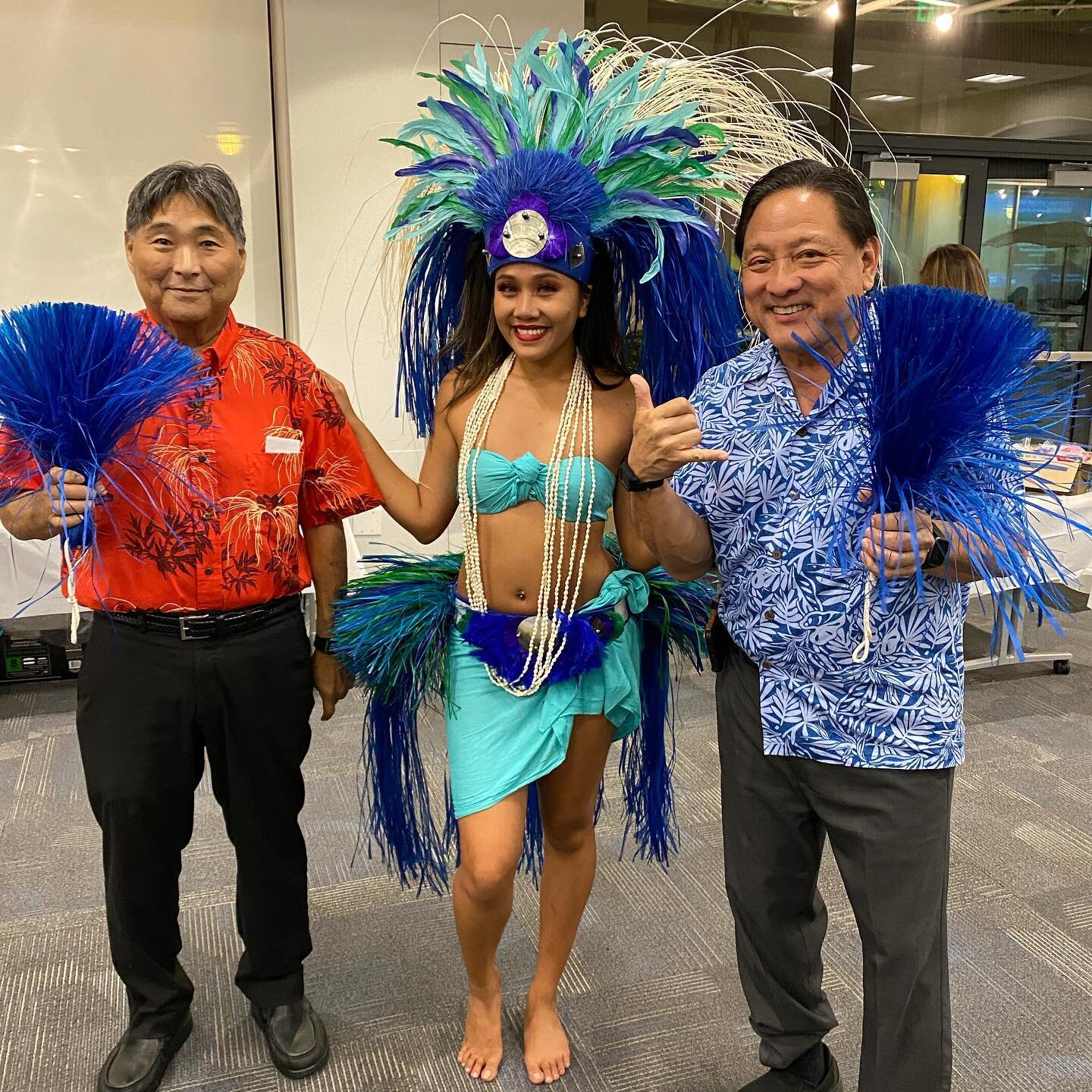 Aloha Friday Throwback! 
We had so much fun with Elite Mechanical.
Mahalo @chaddyboy45 for having our crew.
&bull;
&bull; Mahalo @alohahulasupply for our Costumes!
#CasinoNight #EliteMechanical #777 #Entertainers #Performers
