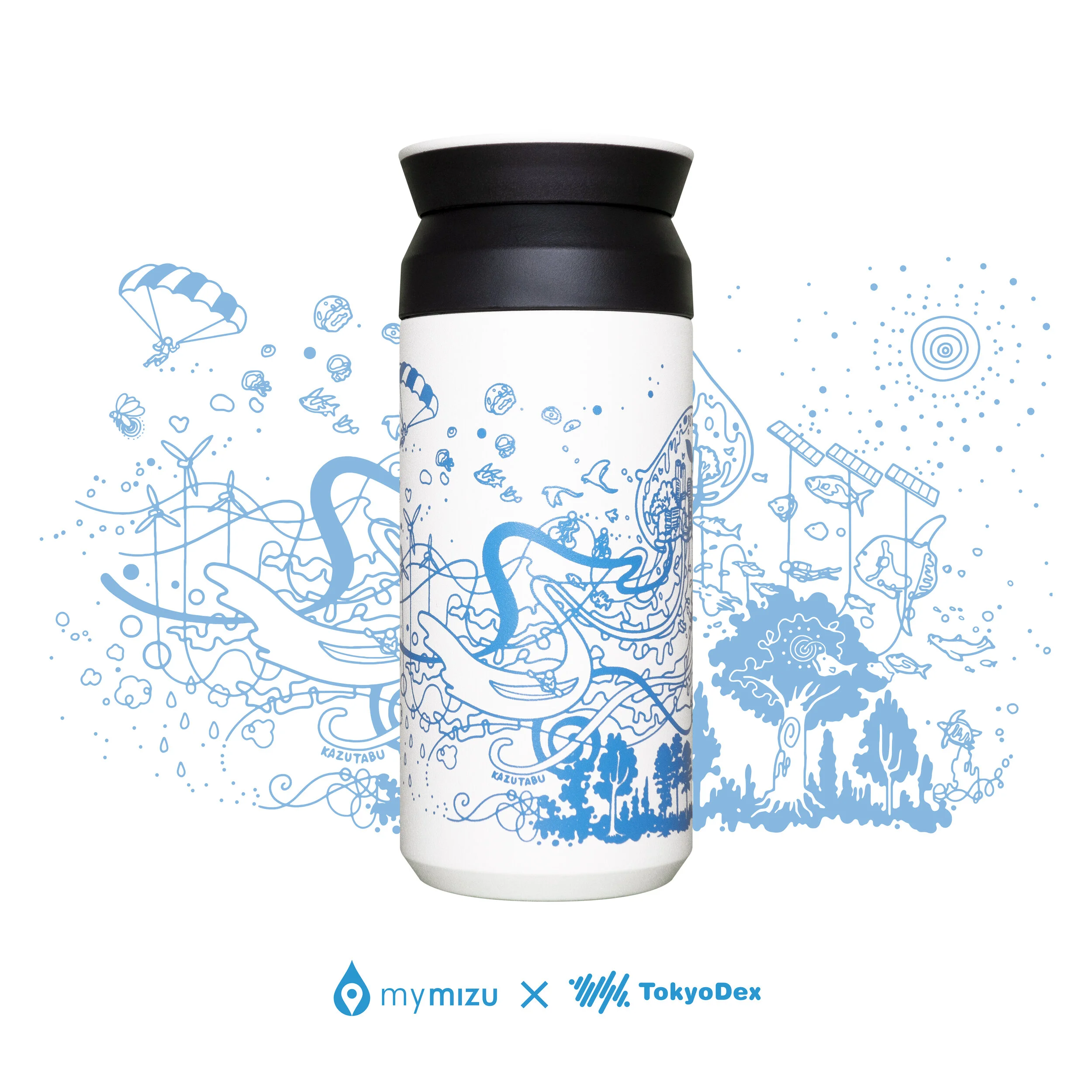 mymizu x TokyoDex  コラボレーションアートボトル公開・発売!