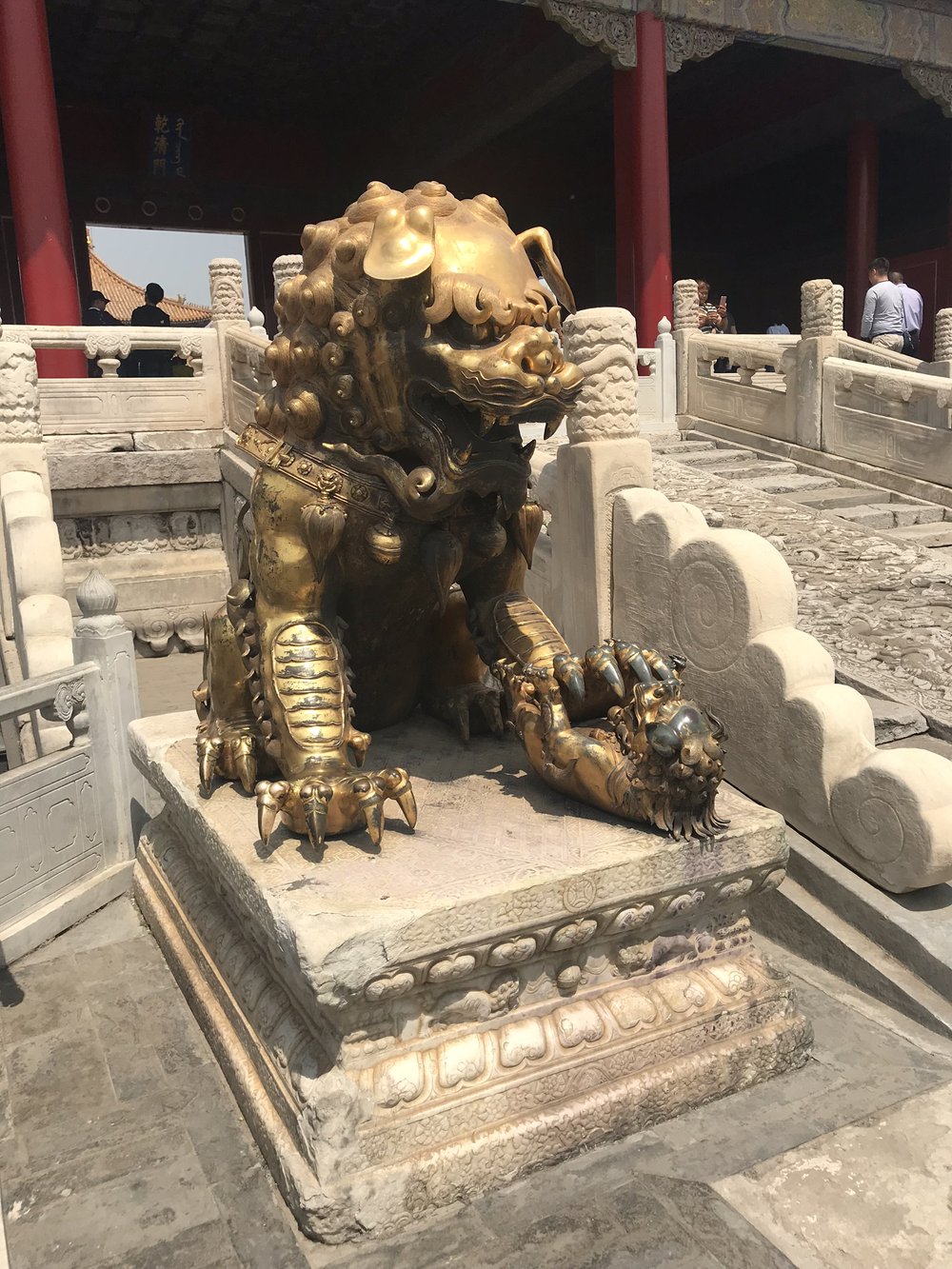 Forbidden City Golden Beast inside the Gate of Heavenly Purity.jpg
