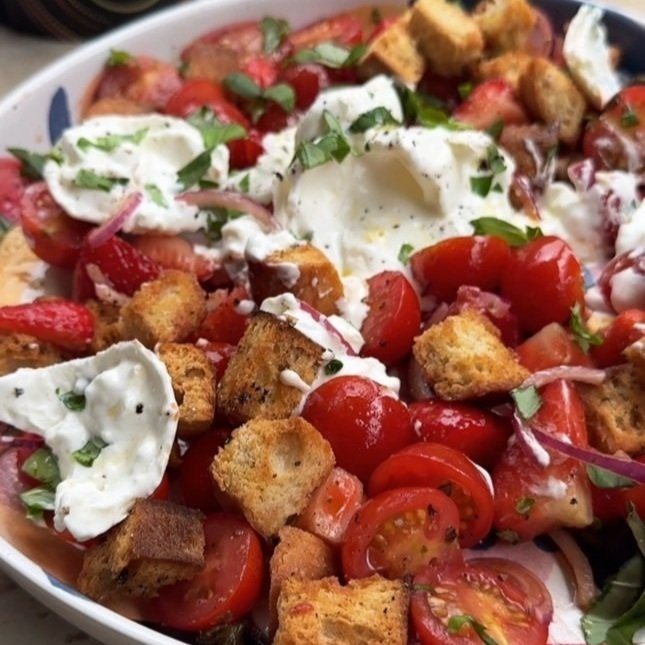 Panzanella met Looye Honingtomaatjes