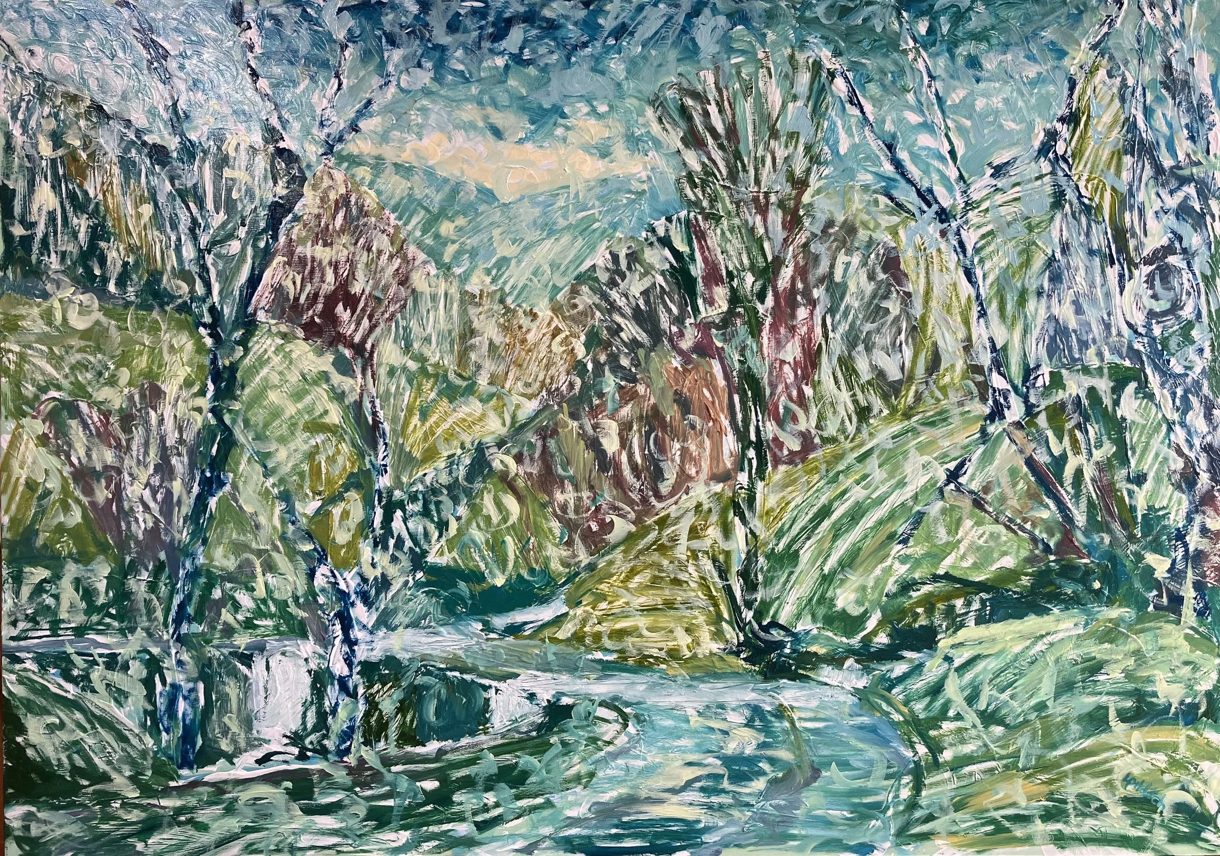 March Rain, Below Gospel Pass