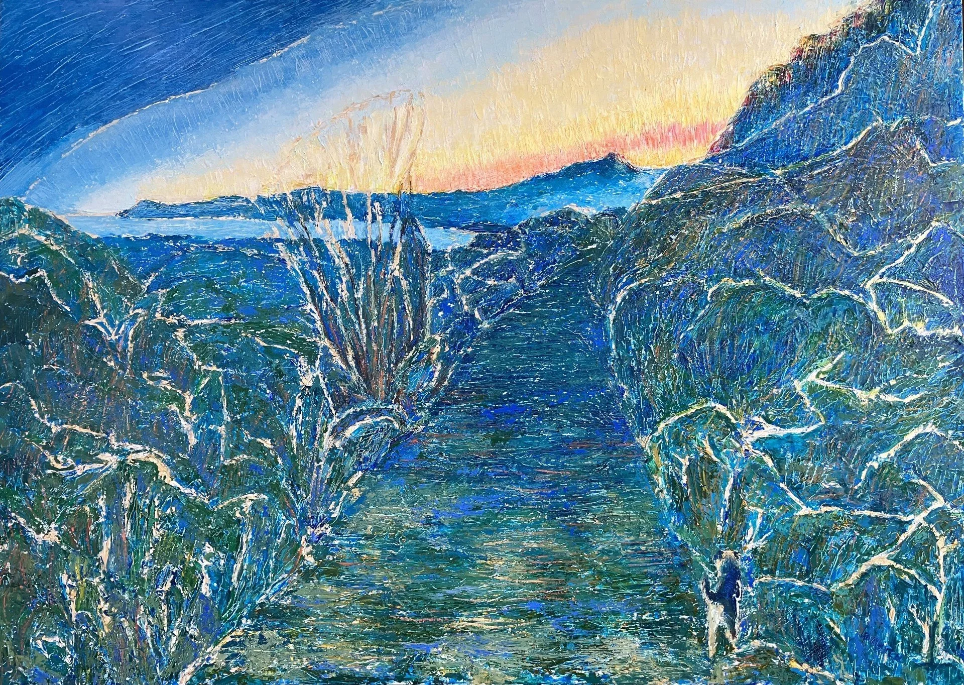 Walking to the Sunrise, St David’s Peninsular, Pembrokeshire