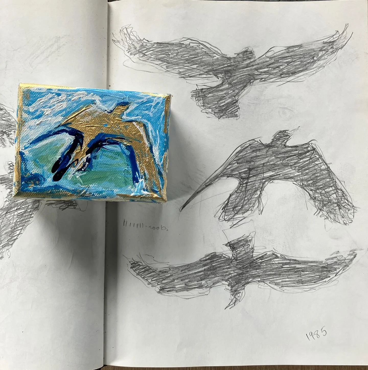 This Rook Memory has found a forever home on a beam in the house of a creative visitor enjoying @herefordshireartweek .
Win Win.
 So much to see in our cooperative gallery, upstairs in the Market House, Ross-on-Wye. @madeinross 
We are open 10am to 5