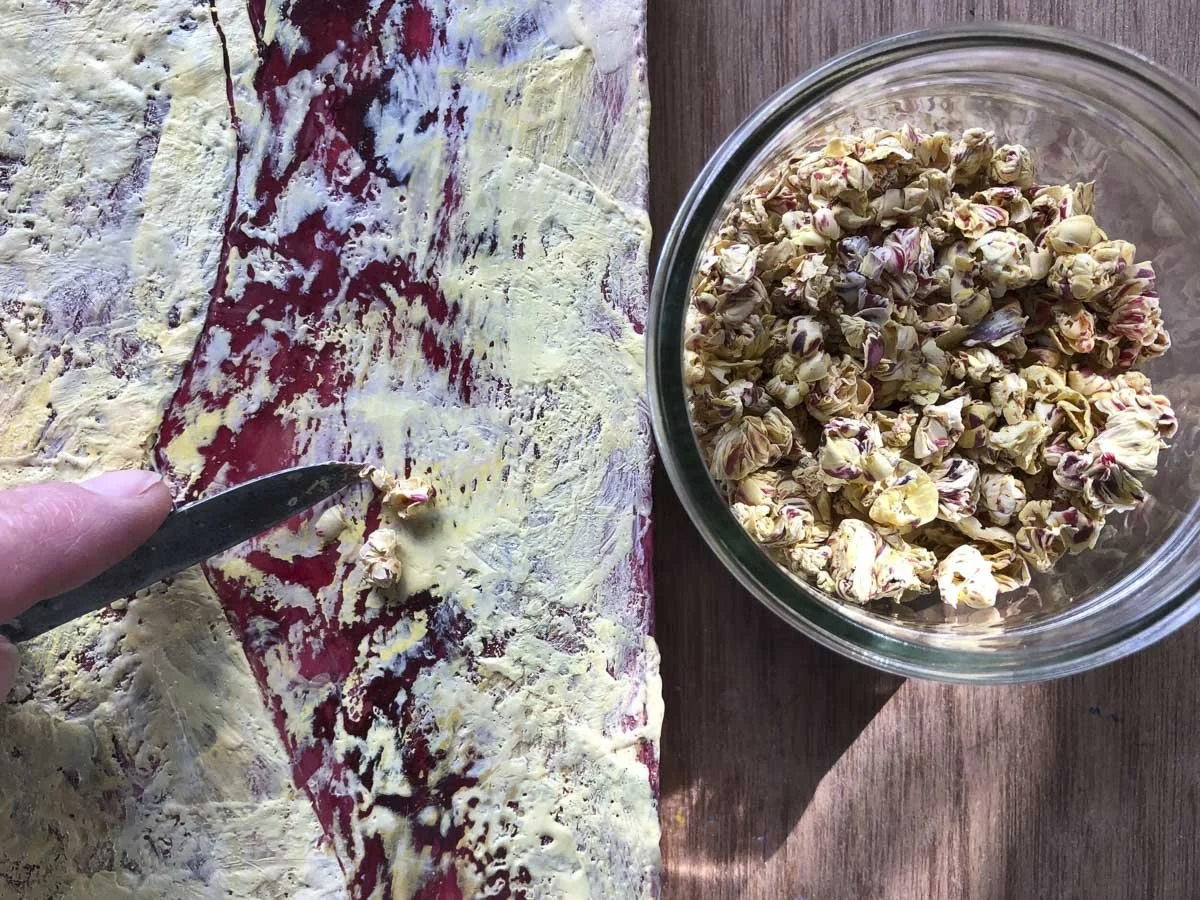 Sgraffito, Encaustic Painting