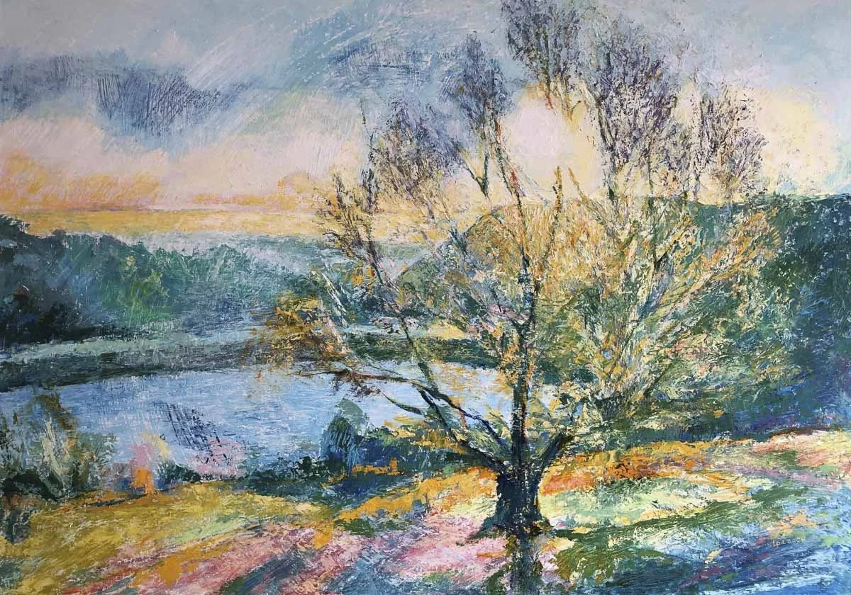 January Sunrise, British Camp Reservoir, The Malvern Hills