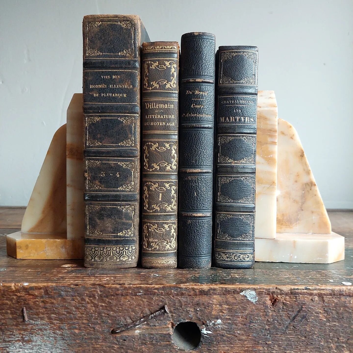[ BOOKS ]

Ik vind boeken heerlijk om mee te stylen in huis. Als ophoging onder een mooi item, als toevoeging in een boekenkast, of met een stolp erop. Hier een rijtje prachtige oude boeken, allemaal van rond 1850. Kijk ook eens de laatste foto voor 
