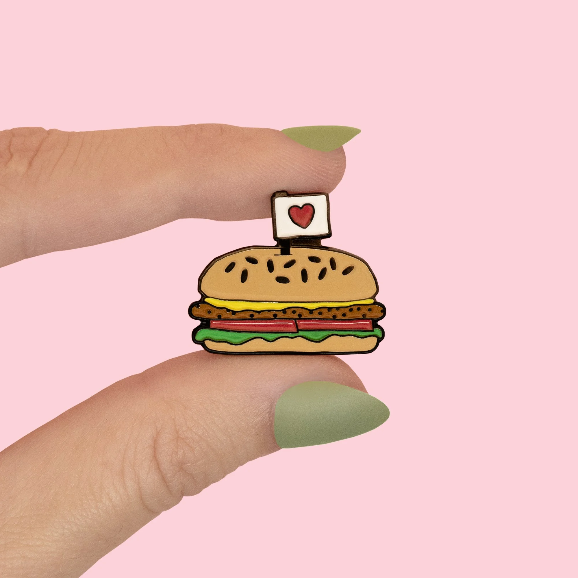 Pin's "Burger love"