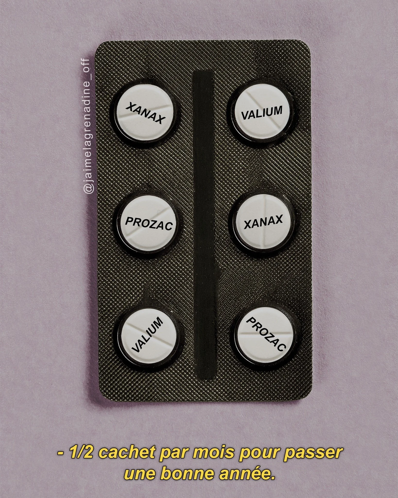 Bonne a̷n̷n̷&eacute;̷e̷ chance - #JaimeLaGrenadine &copy;
.
#AestheticVibes #aesthetic #vivelafrance