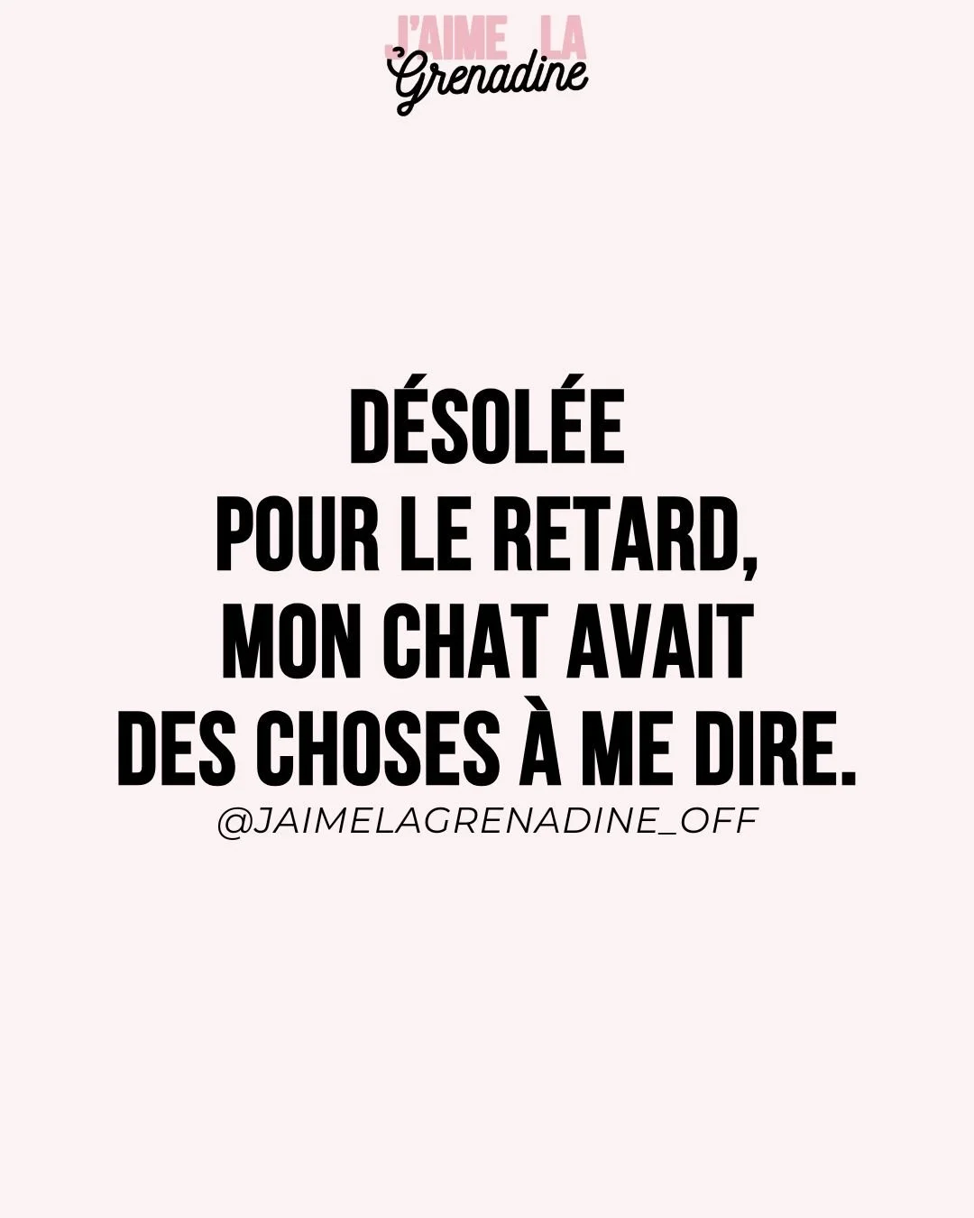 D&eacute;sol&eacute;e pour le retard, mon chat avait des choses &agrave; me dire.
.
#citation #phrasedujour #catmom