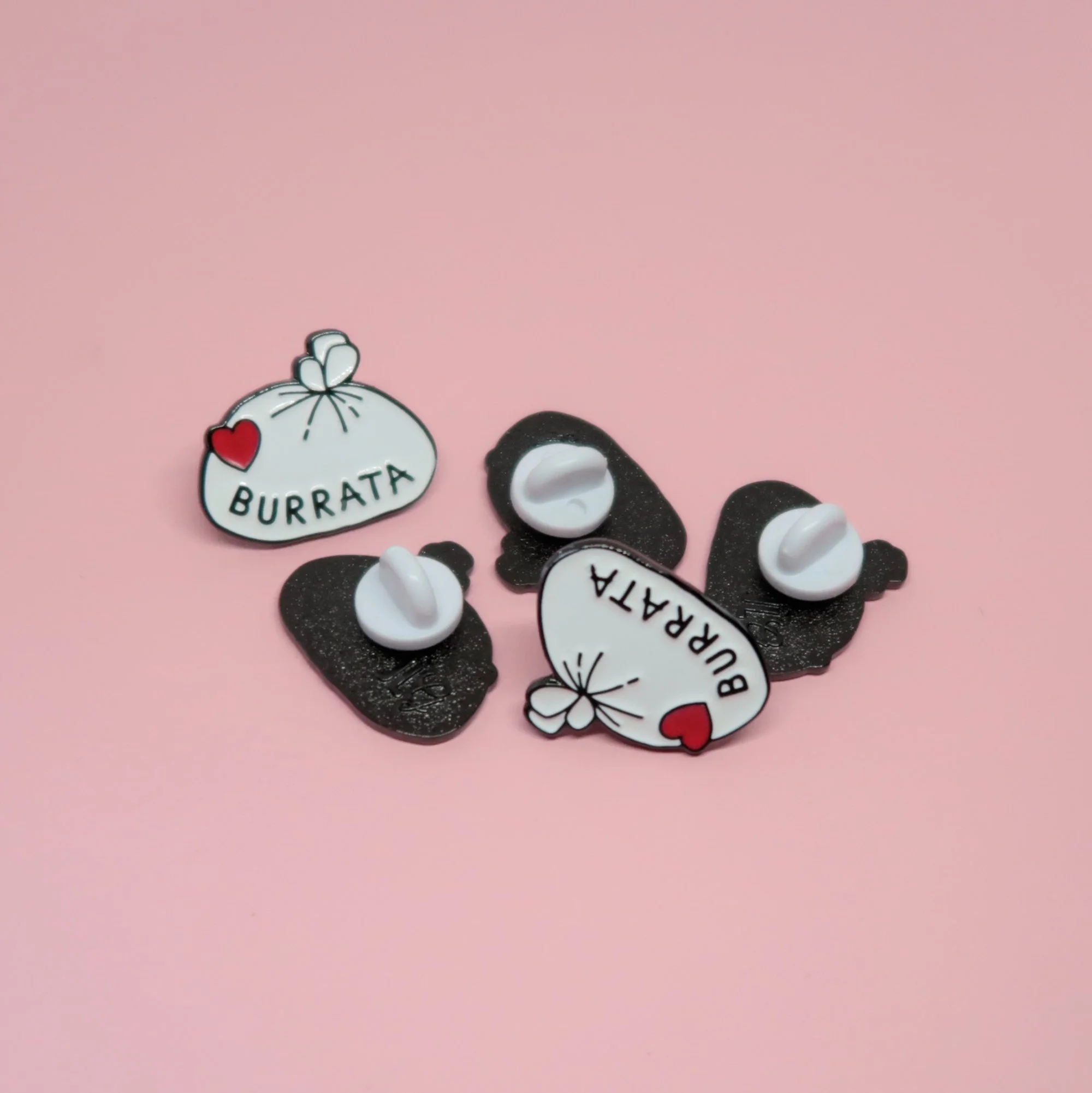 pin's burrat fromage italia - j'aime la grenadine