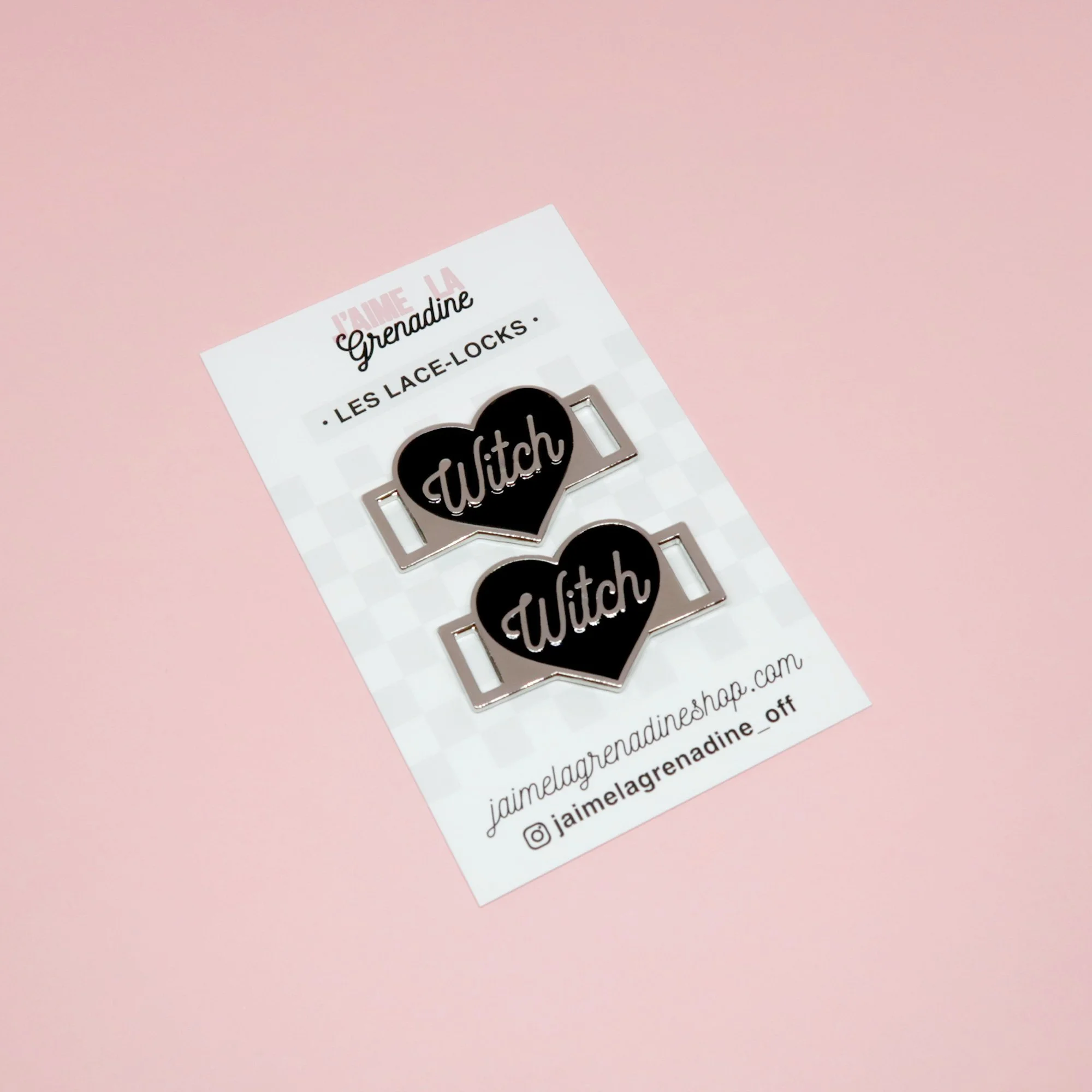 lace locks bijoux de chaussures basket witch sorciere - j'aime la grenadine