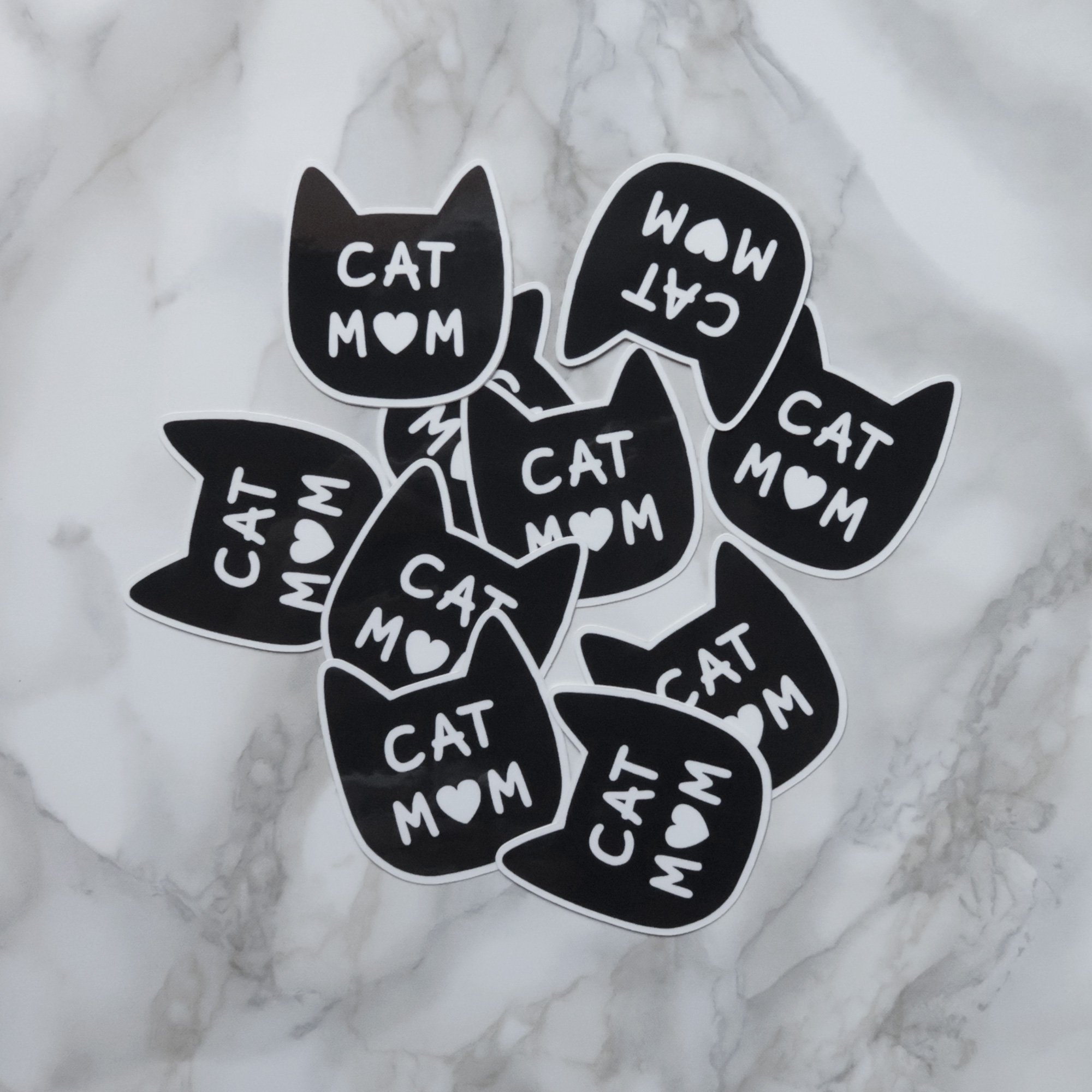 sticker cat mom - j'aime la grenadine
